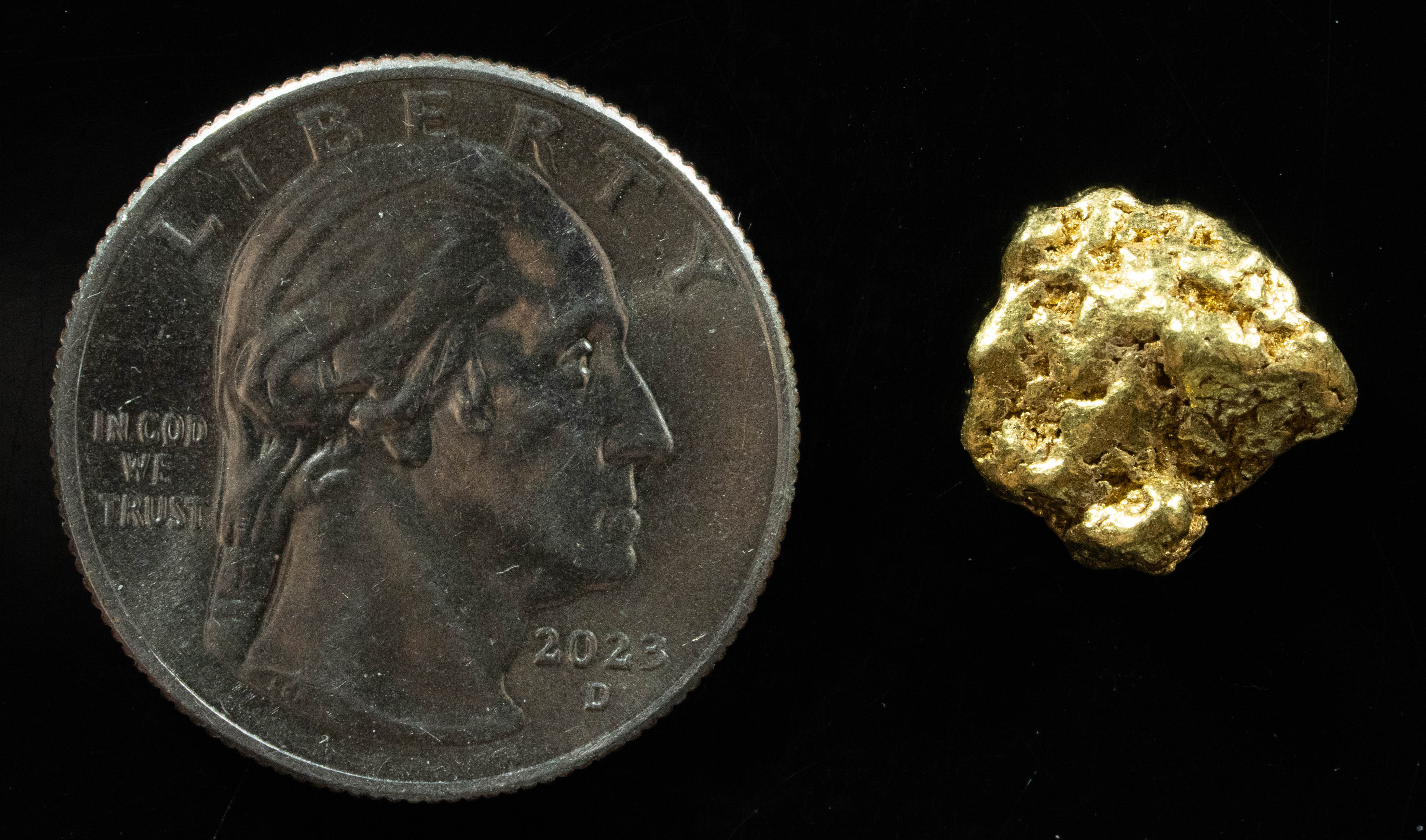 #187 Alaskan BC Natural Gold Nugget 3.37 Grams Genuine