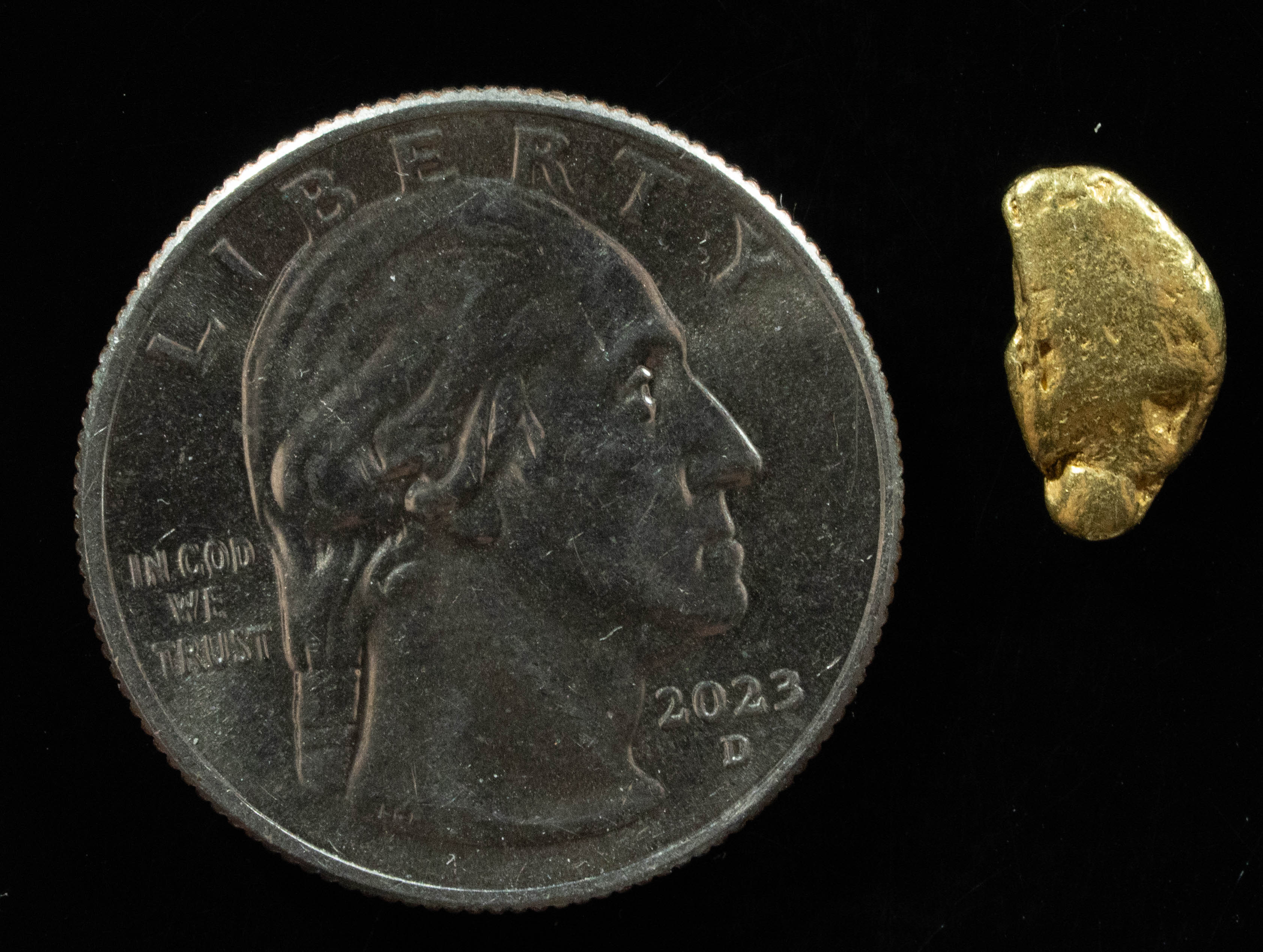 #190 Alaskan BC Natural Gold Nugget 1.20 Grams Genuine