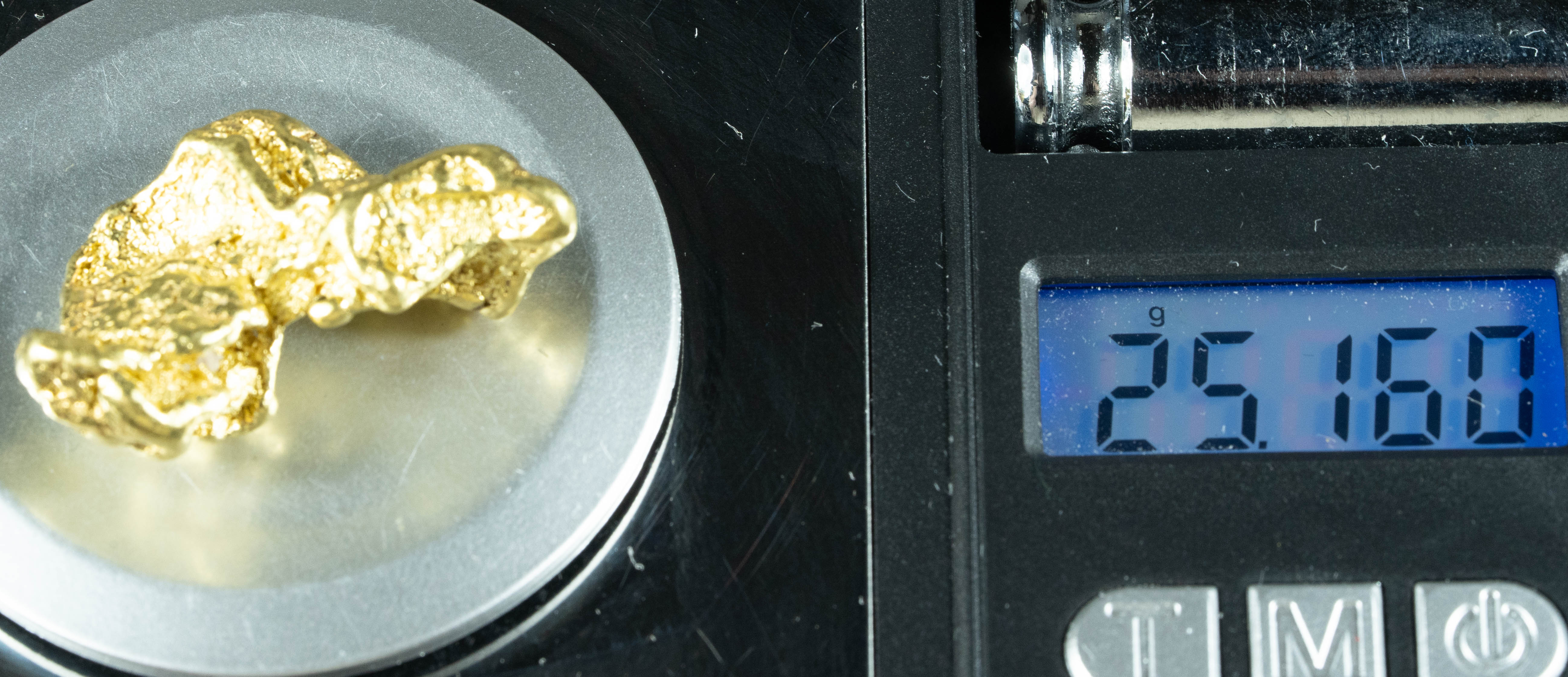 #542 Large Alaskan BC Gold Nugget 25.16 Grams Genuine