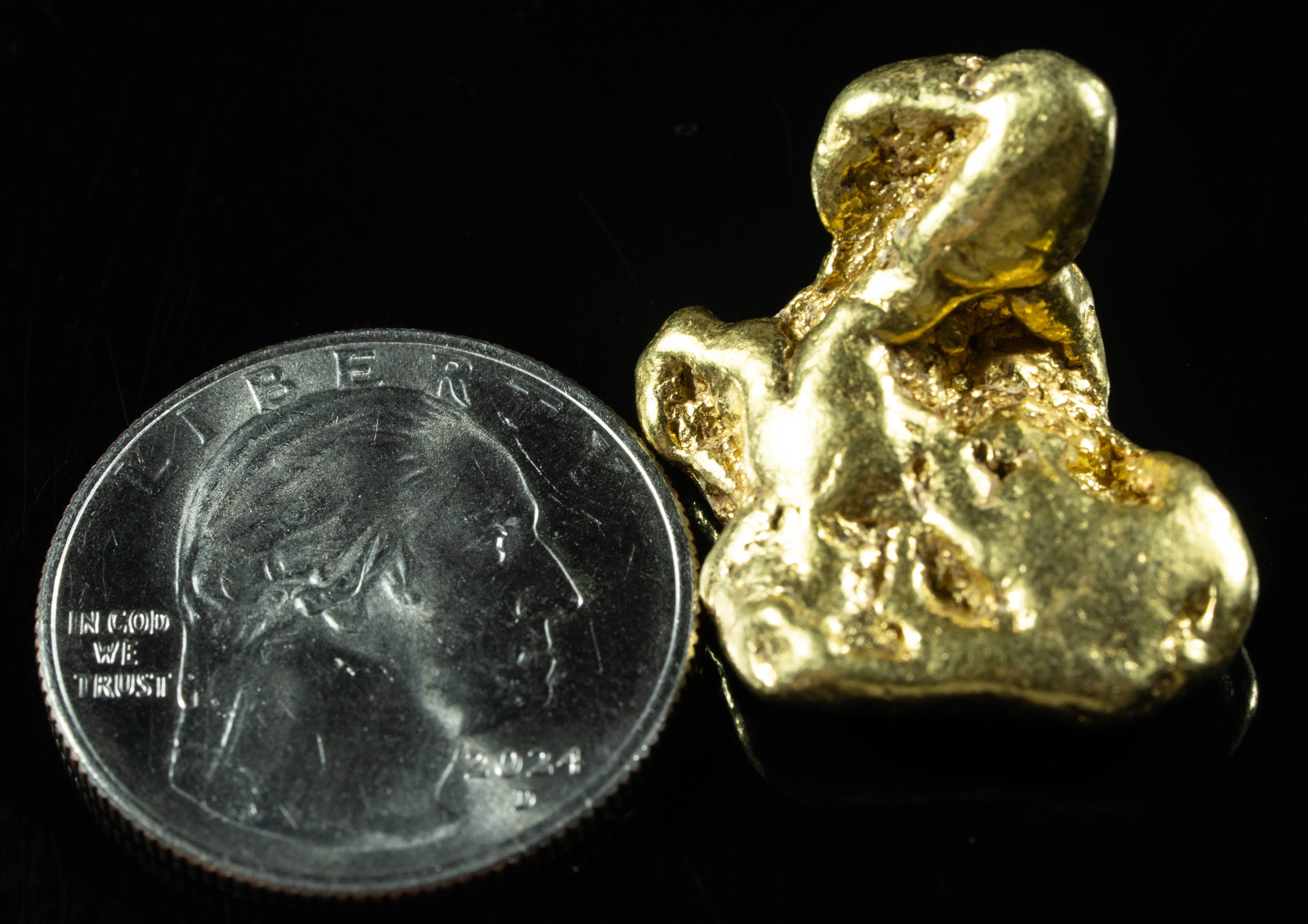 #544 Large Alaskan BC Gold Nugget 23.75 Grams Genuine