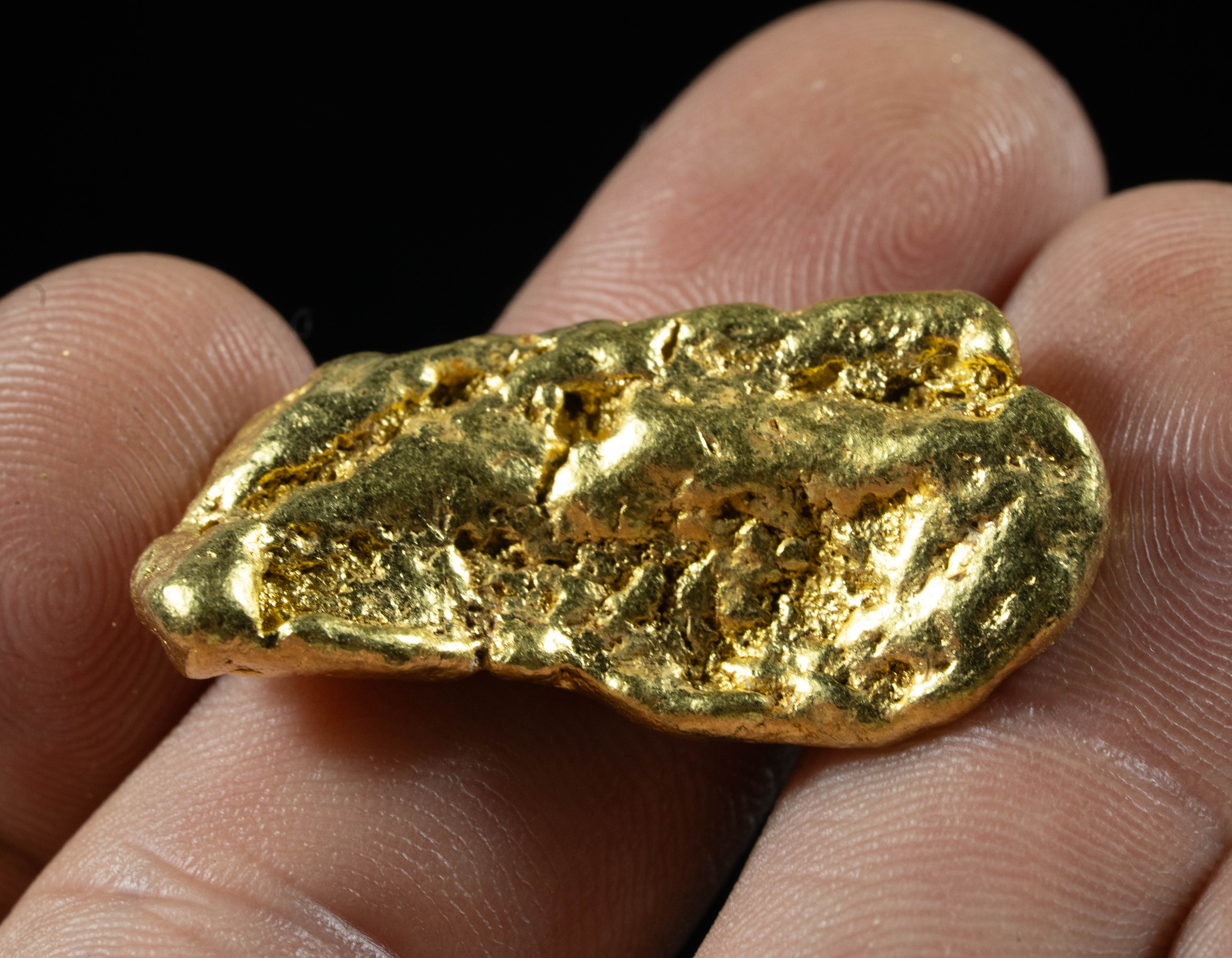 #545 Large Alaskan BC Gold Nugget 23.10 Grams Genuine