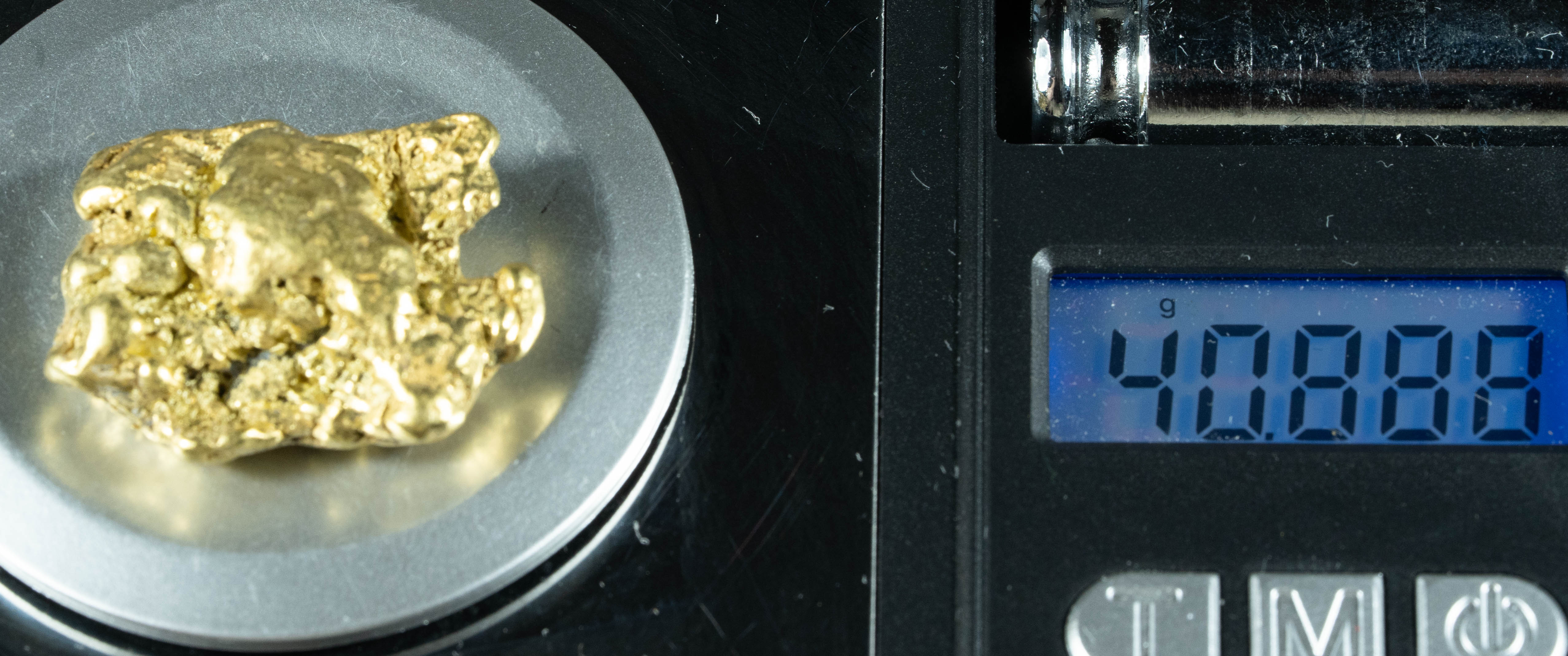 #546 Large Alaskan BC Gold Nugget 40.88 Grams Genuine