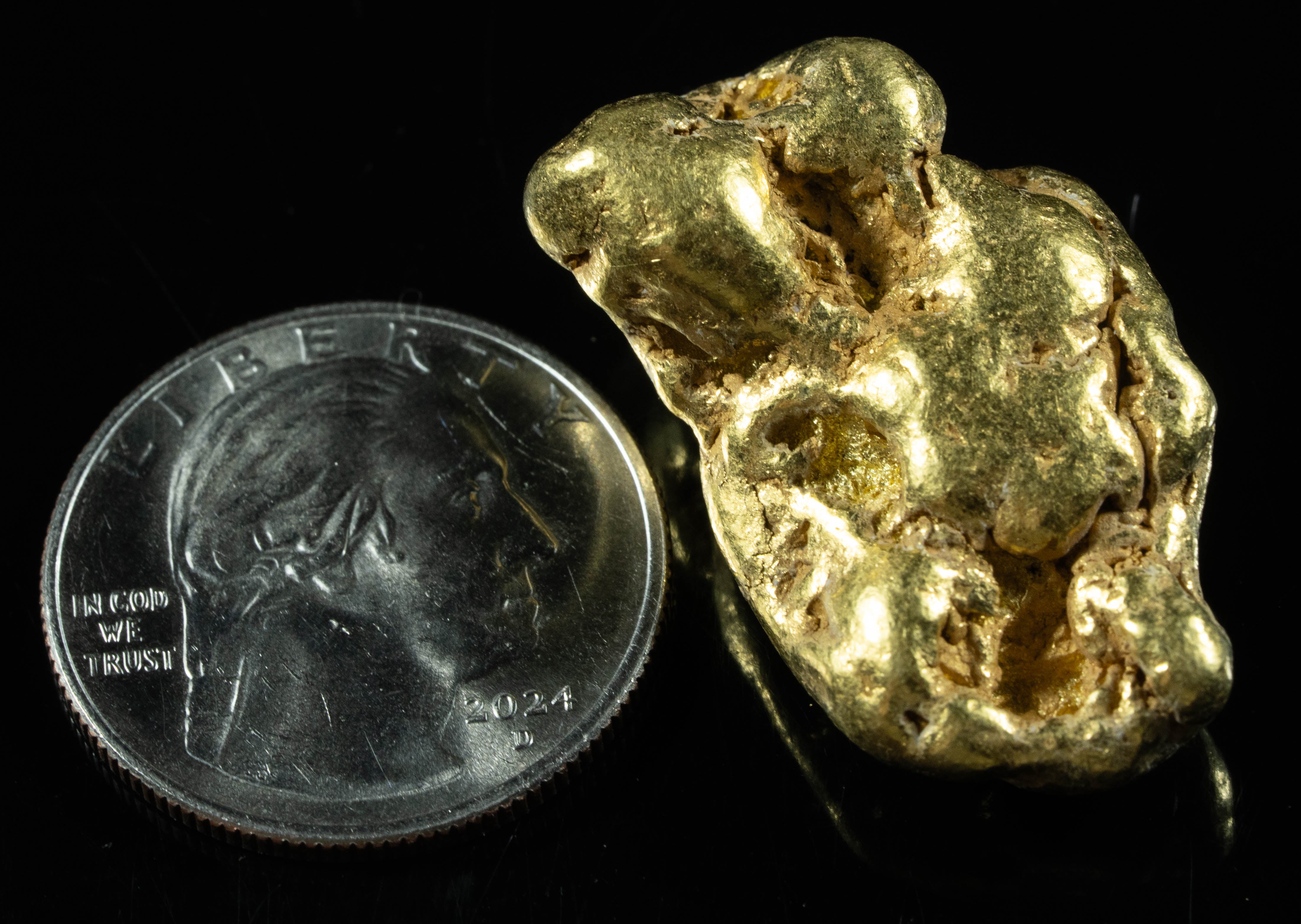 #548 Large Alaskan BC Gold Nugget 42.35 Grams Genuine