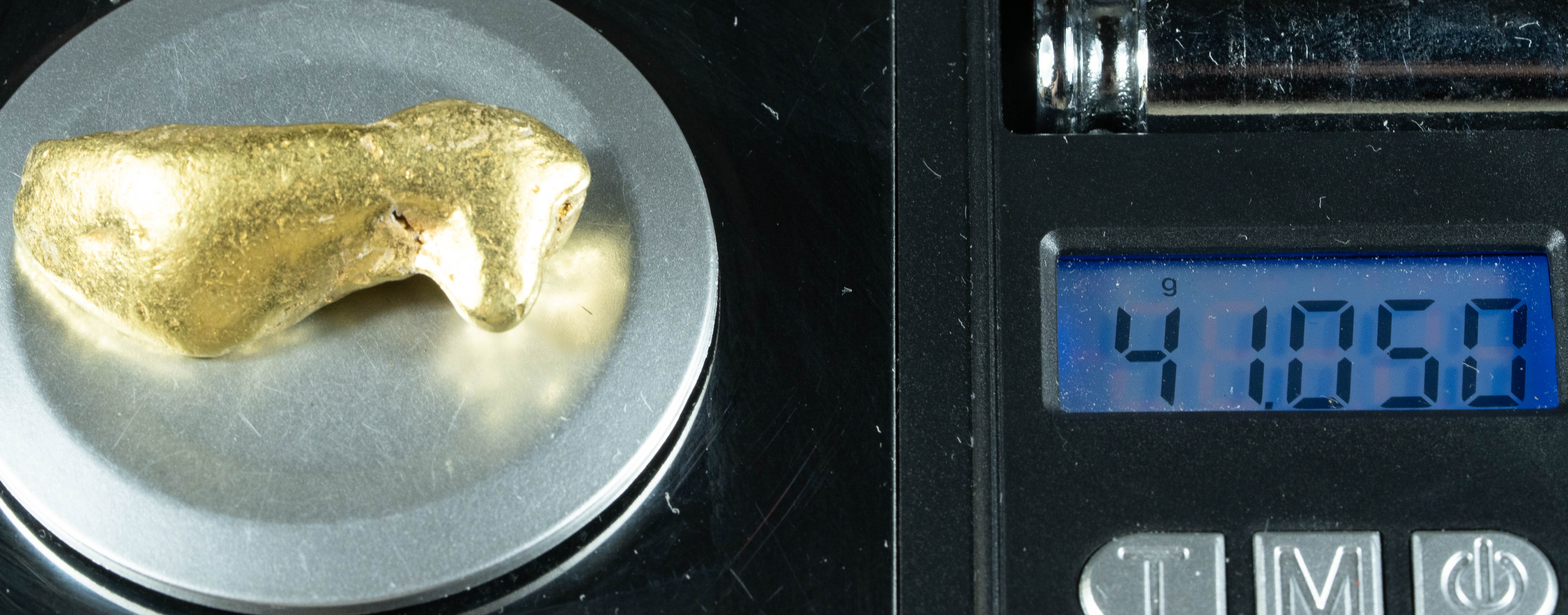 #551 Large Alaskan BC Gold Nugget 41.05 Grams Genuine