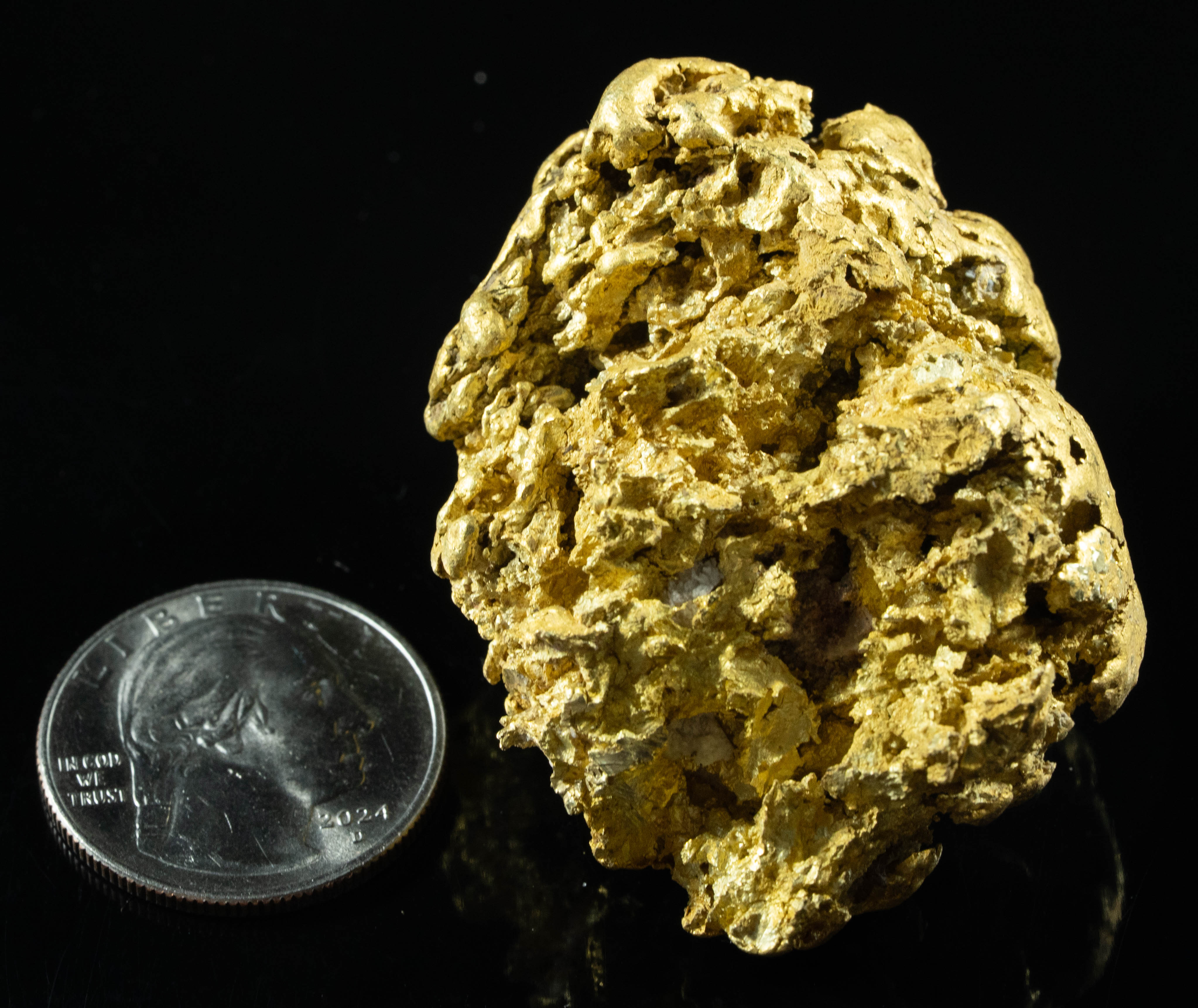 Large Sonora Mexico Natural Gold Nugget 191.70 Grams - 6.16 Troy Ounces