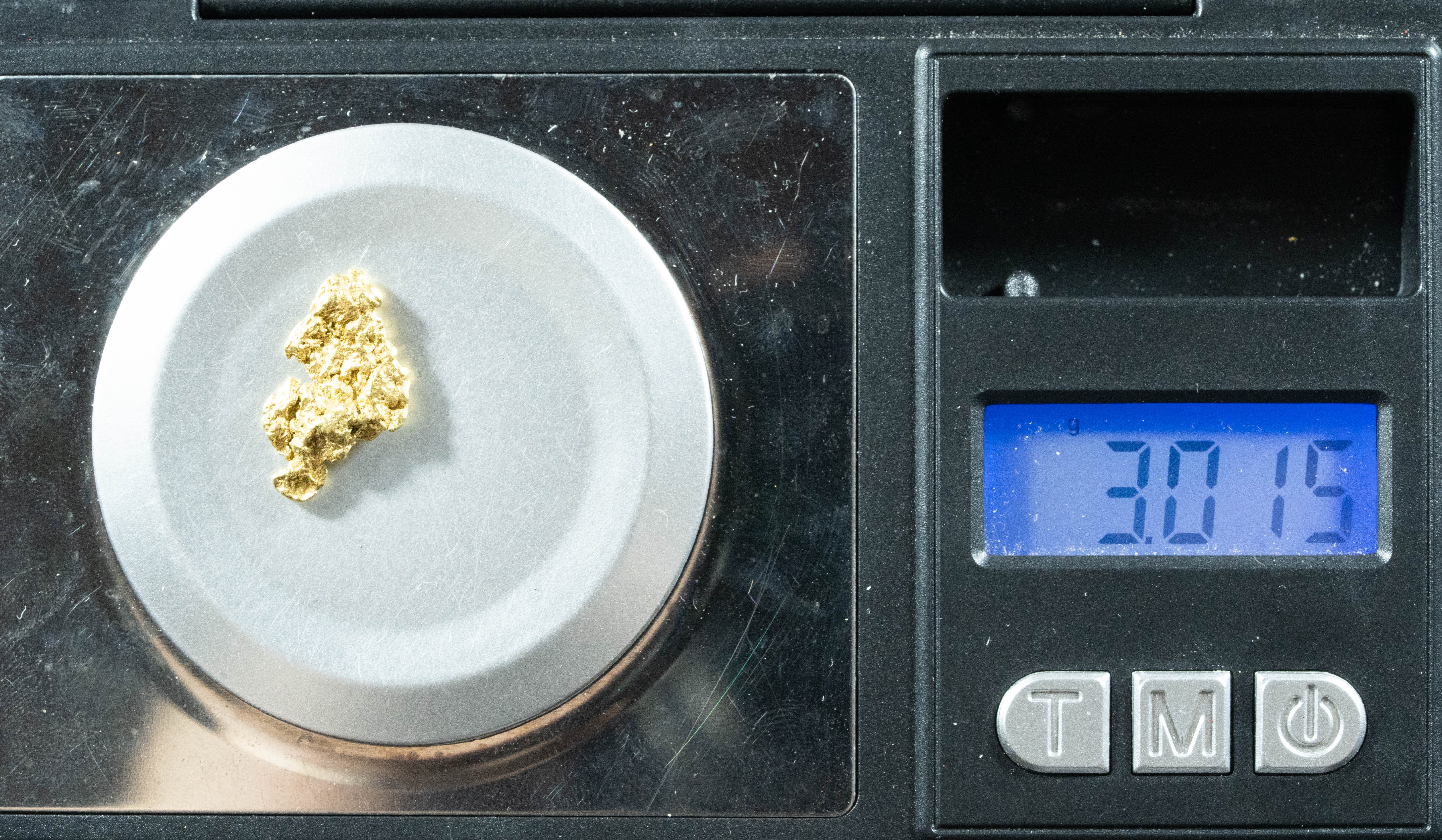#214 Alaskan BC Natural Gold Nugget 3.01 Grams Genuine