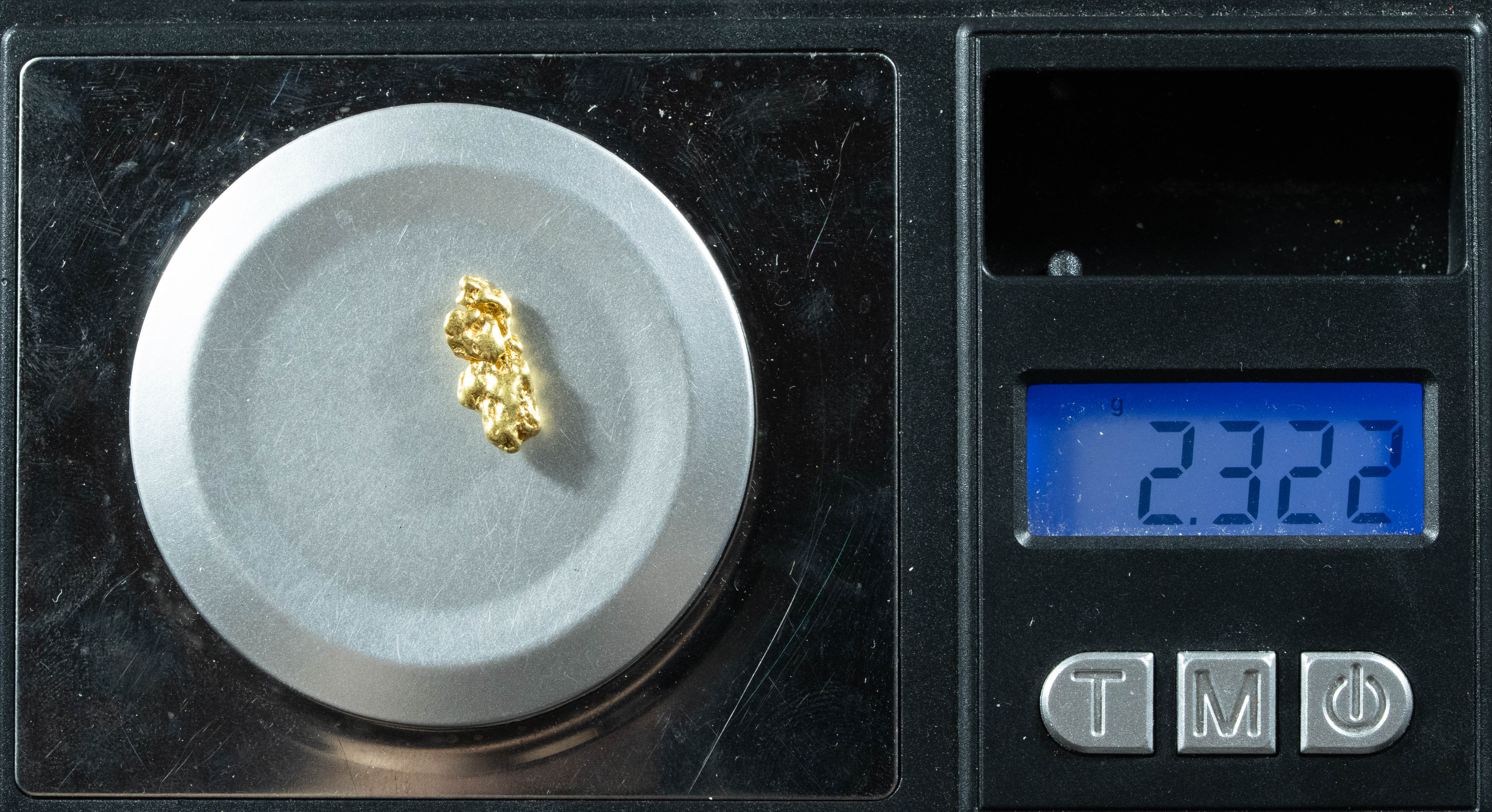 #223 Alaskan BC Natural Gold Nugget 2.32 Grams Genuine