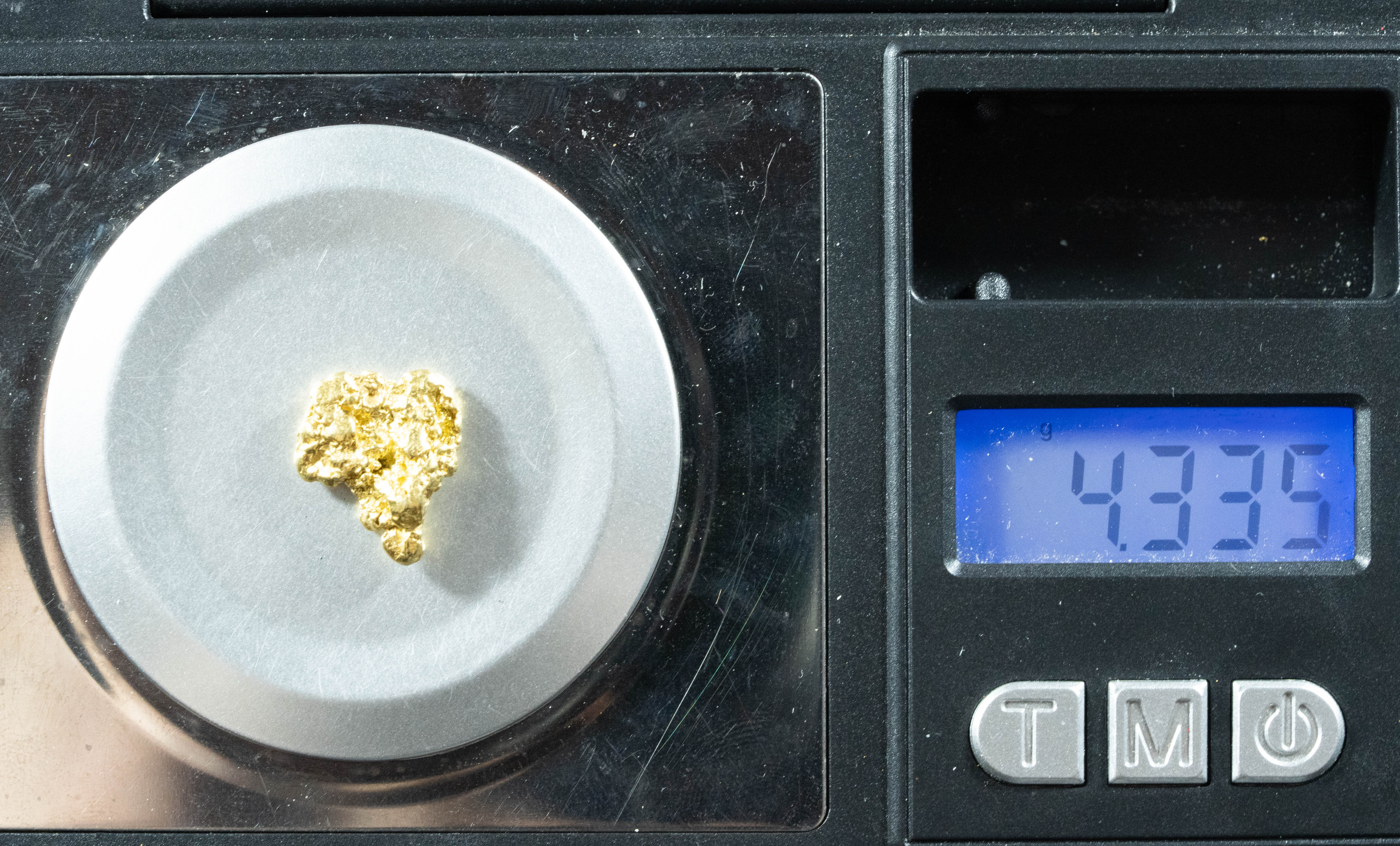 #226 Alaskan BC Natural Gold Nugget 4.33 Grams Genuine