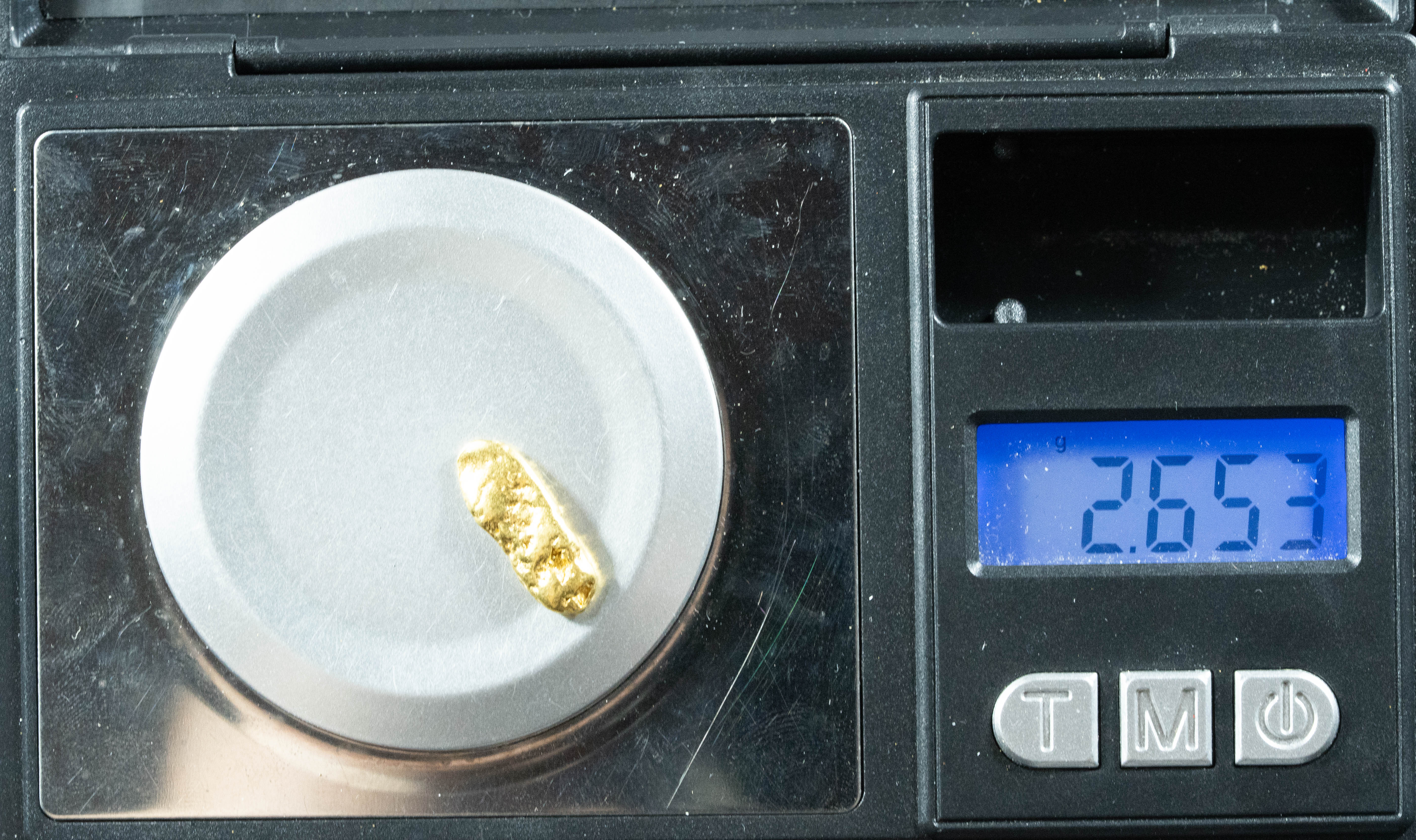 #232 Alaskan BC Natural Gold Nugget 2.65 Grams Genuine