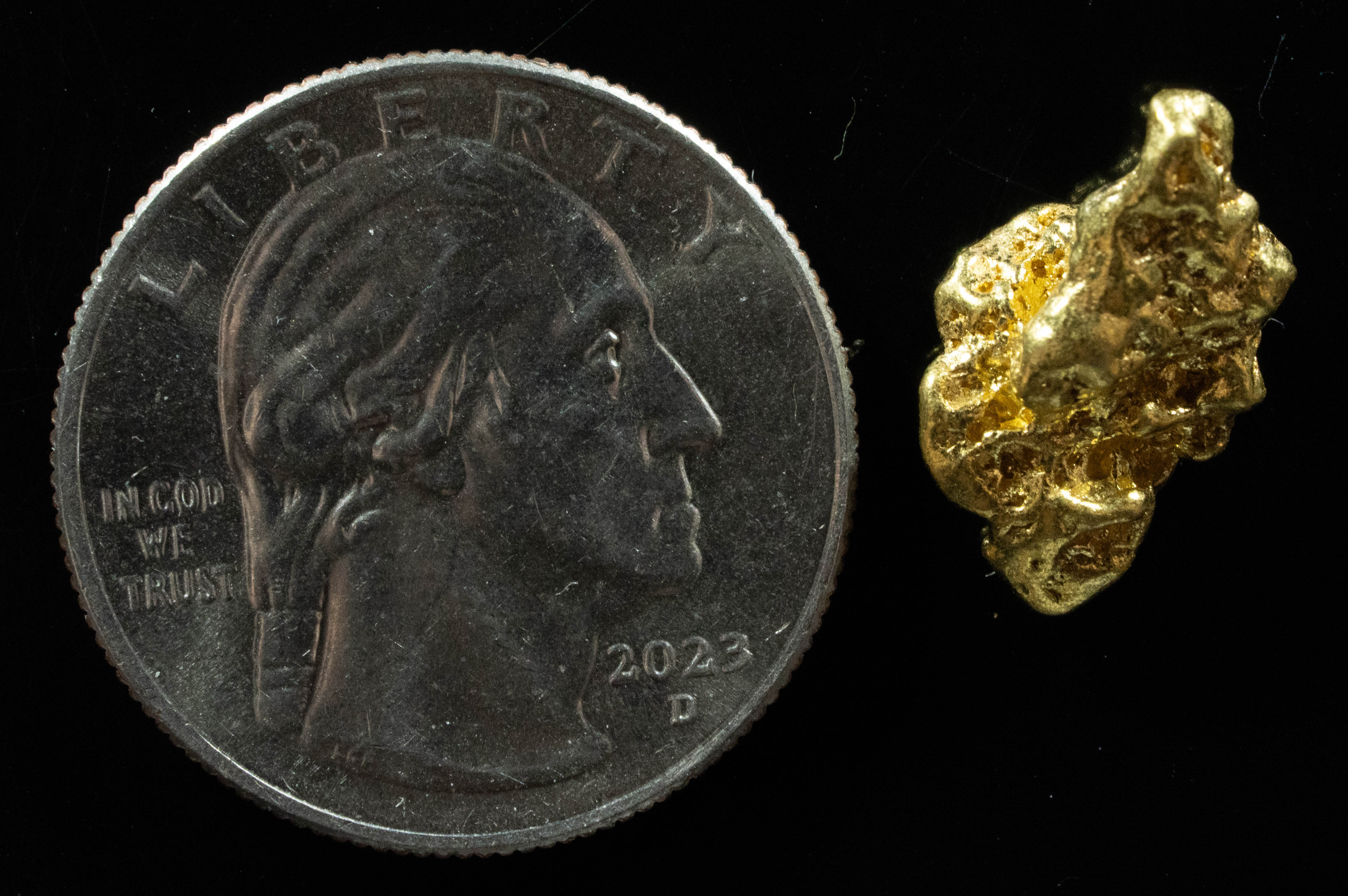 #236 Alaskan BC Natural Gold Nugget 3.78 Grams Genuine