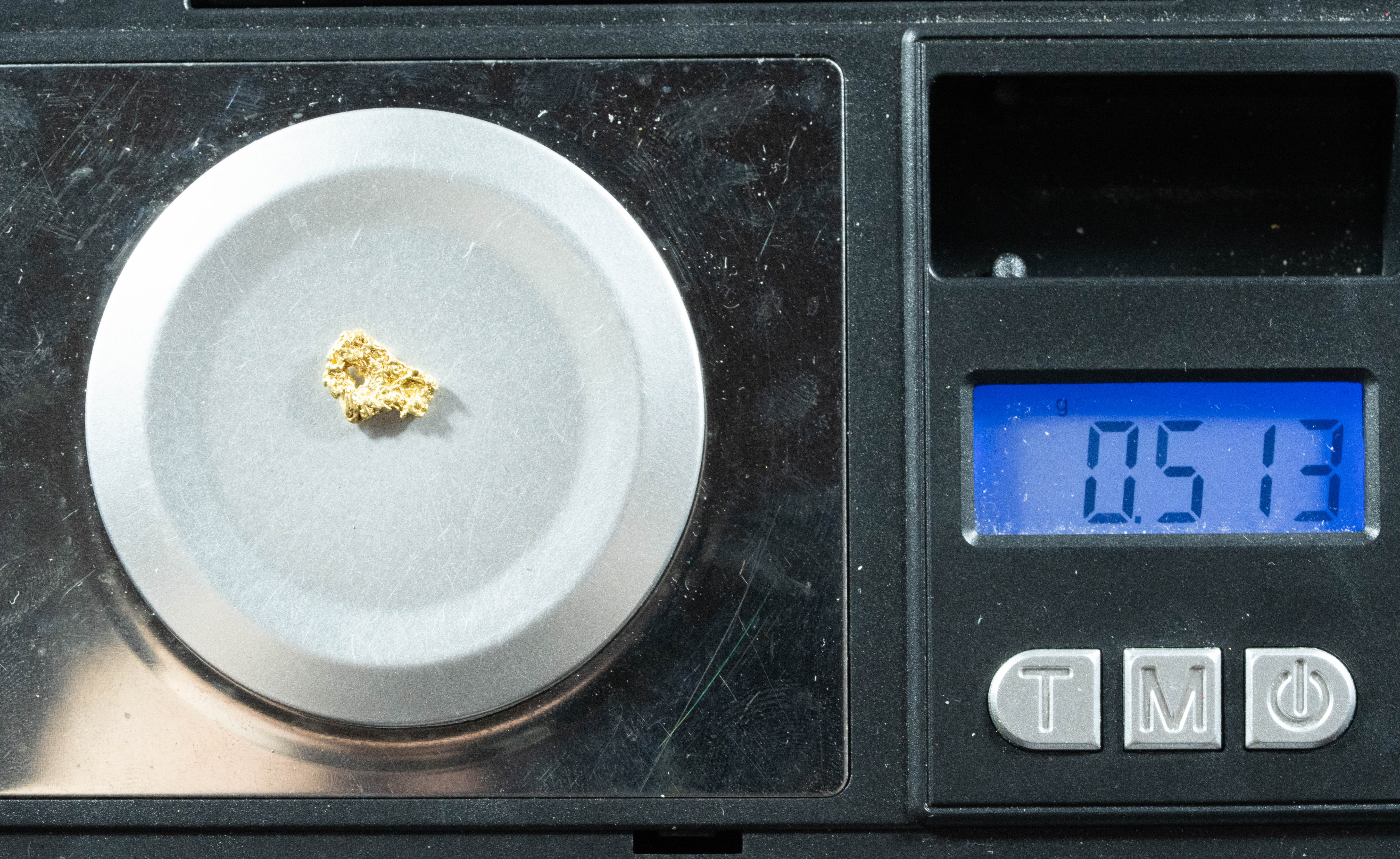 #722 Natural Gold Nugget Australian .513 Grams Genuine
