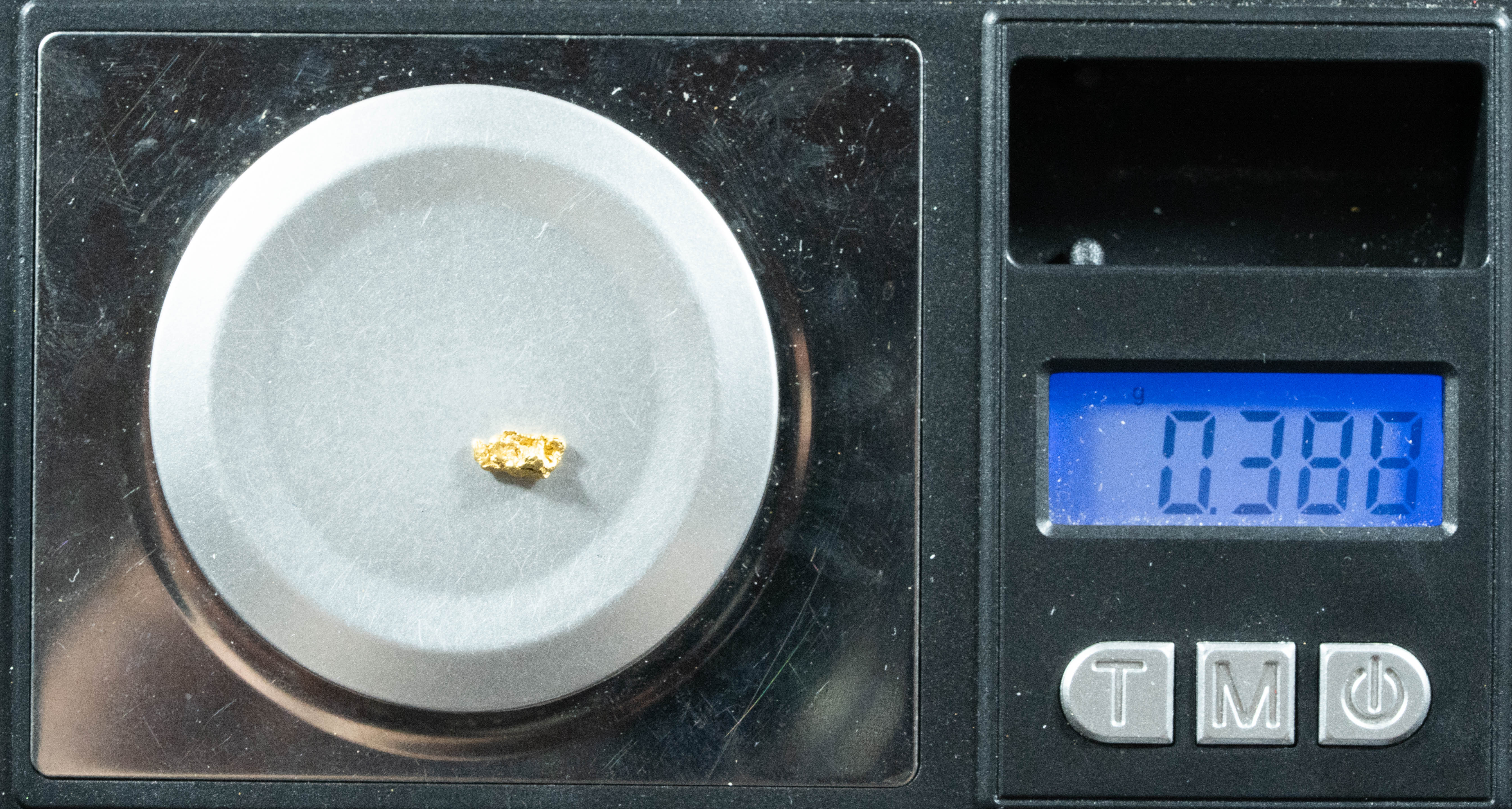 #733 Natural Gold Nugget Australian .388 Grams Genuine