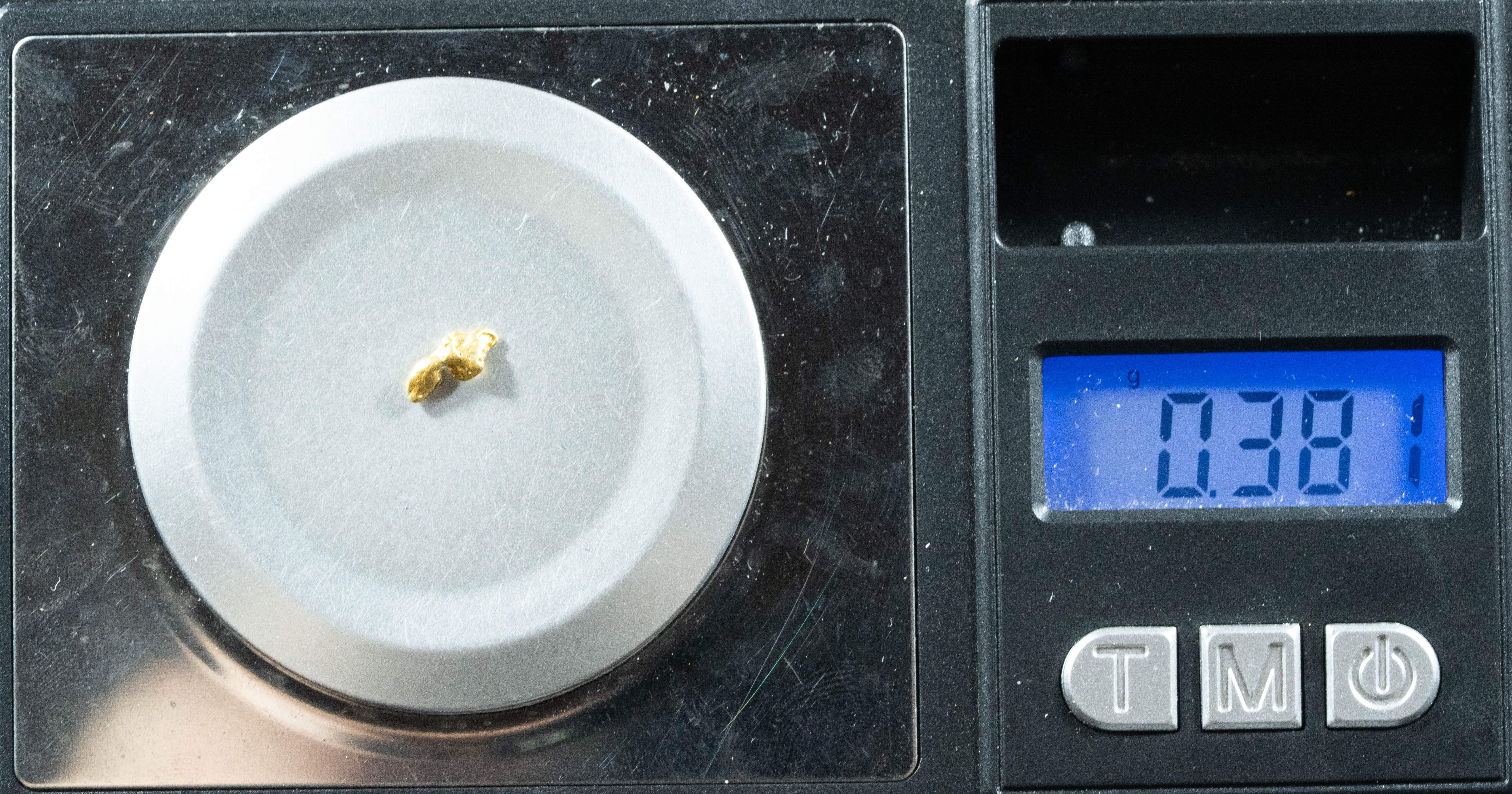 #735 Natural Gold Nugget Australian .381 Grams Genuine
