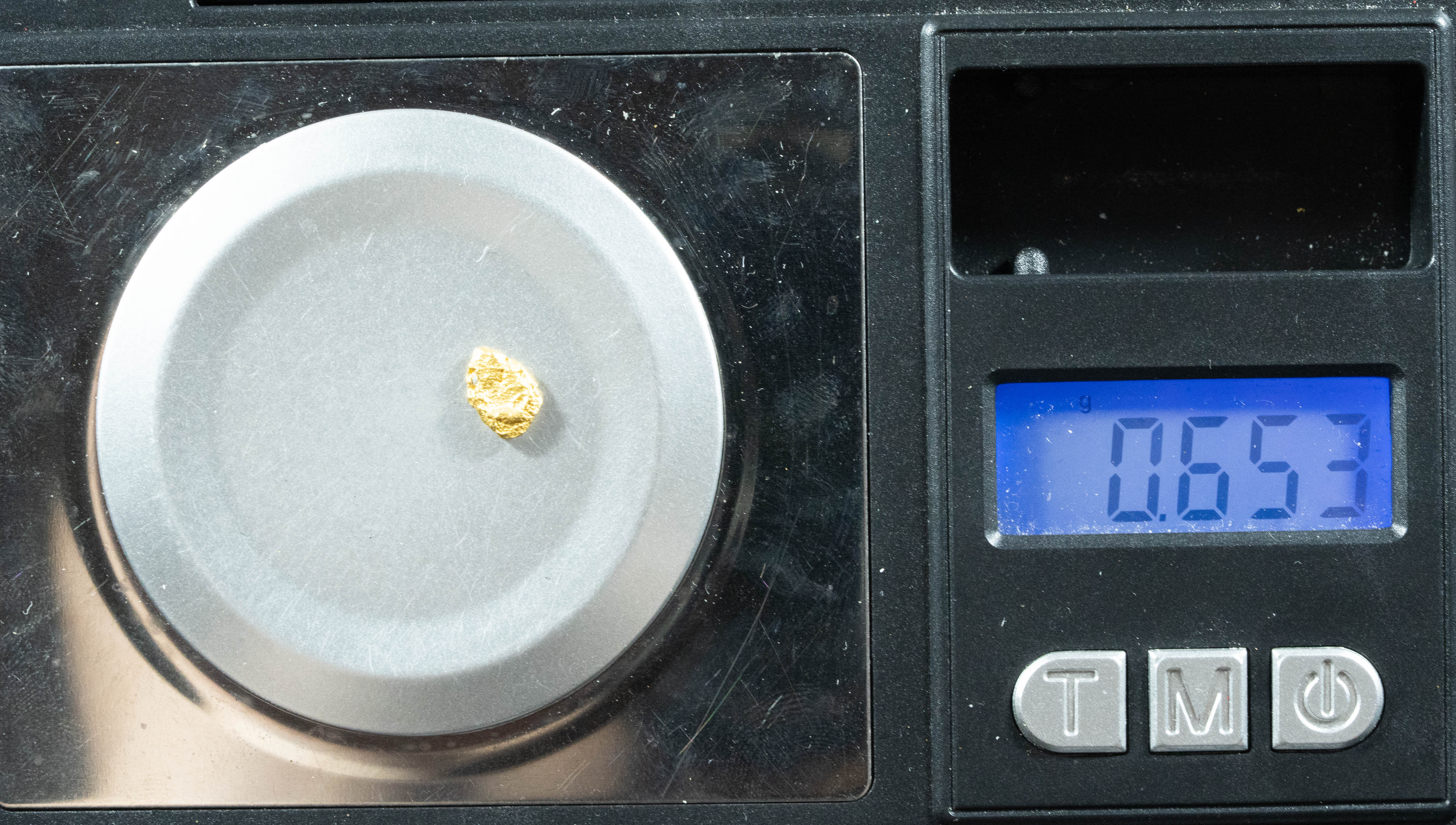#745 Natural Gold Nugget Australian .653 Grams Genuine