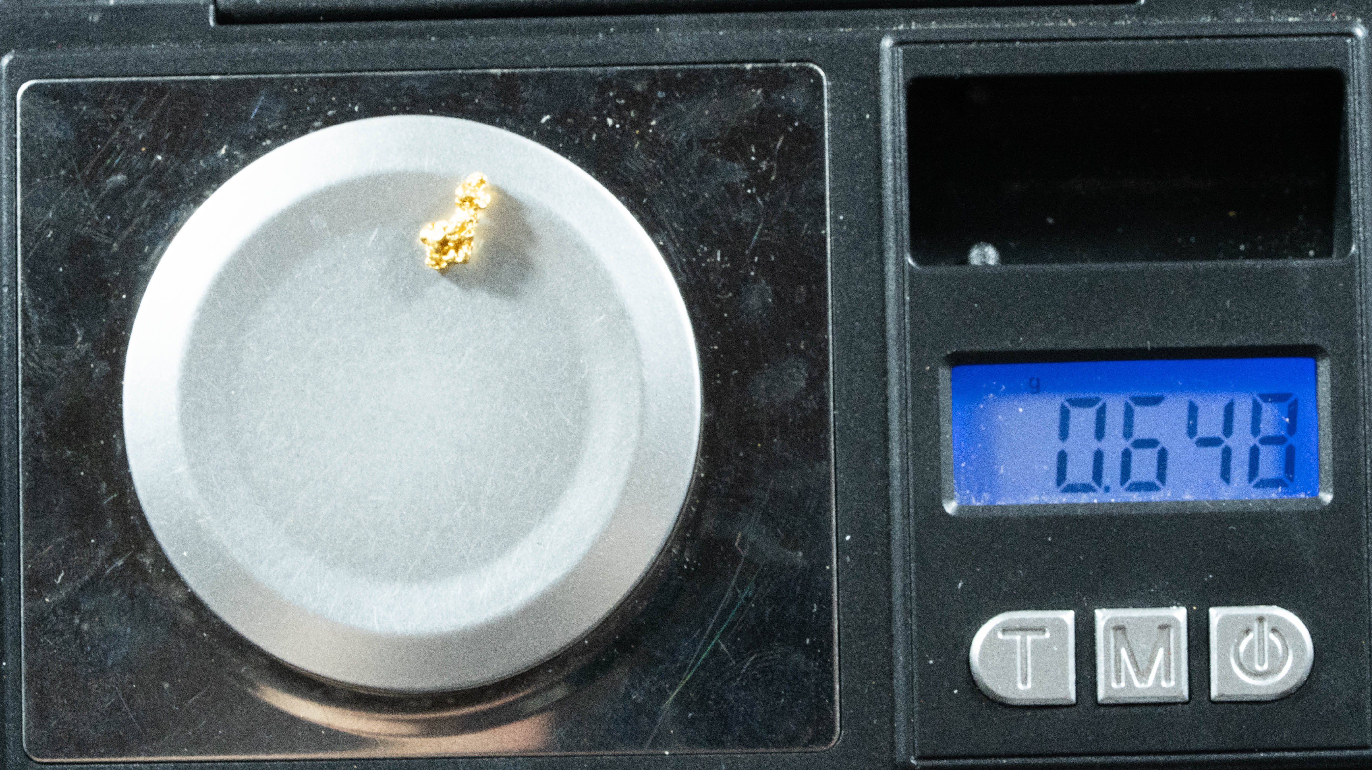 #748 Natural Gold Nugget Australian .648 Grams Genuine