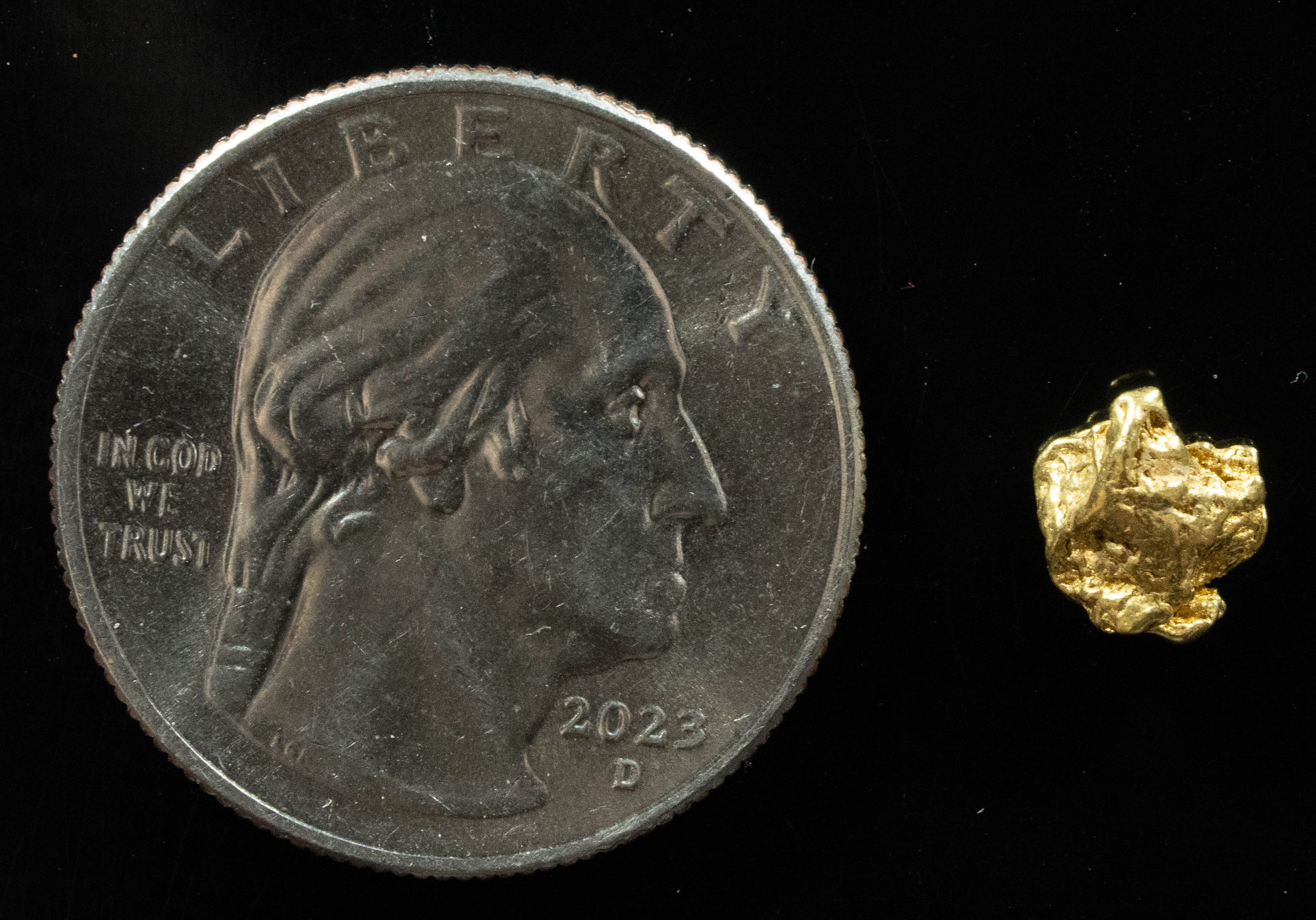 #749 Natural Gold Nugget Australian 1.00 Grams Genuine