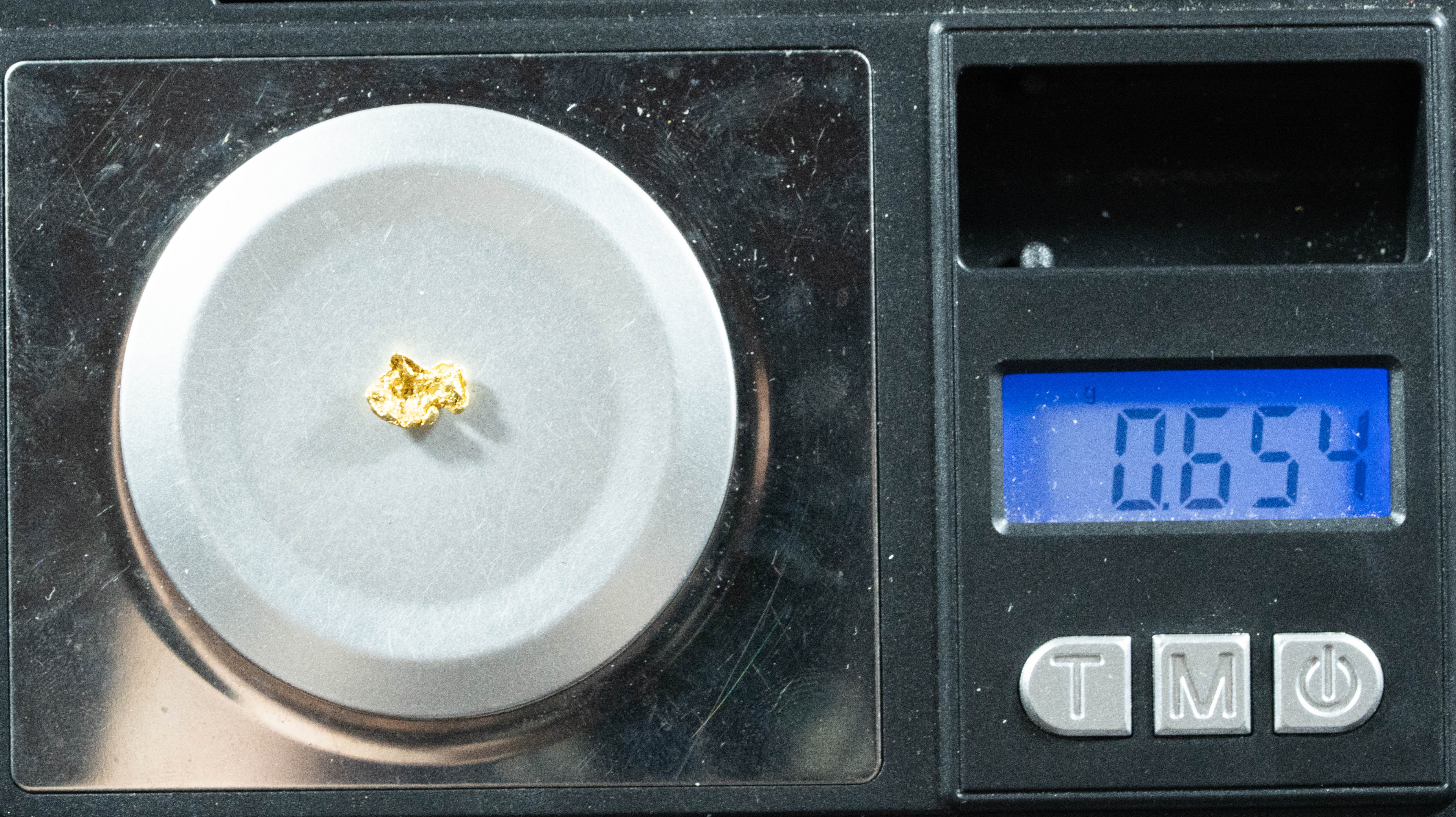 #760 Natural Gold Nugget Australian .654 Grams Genuine