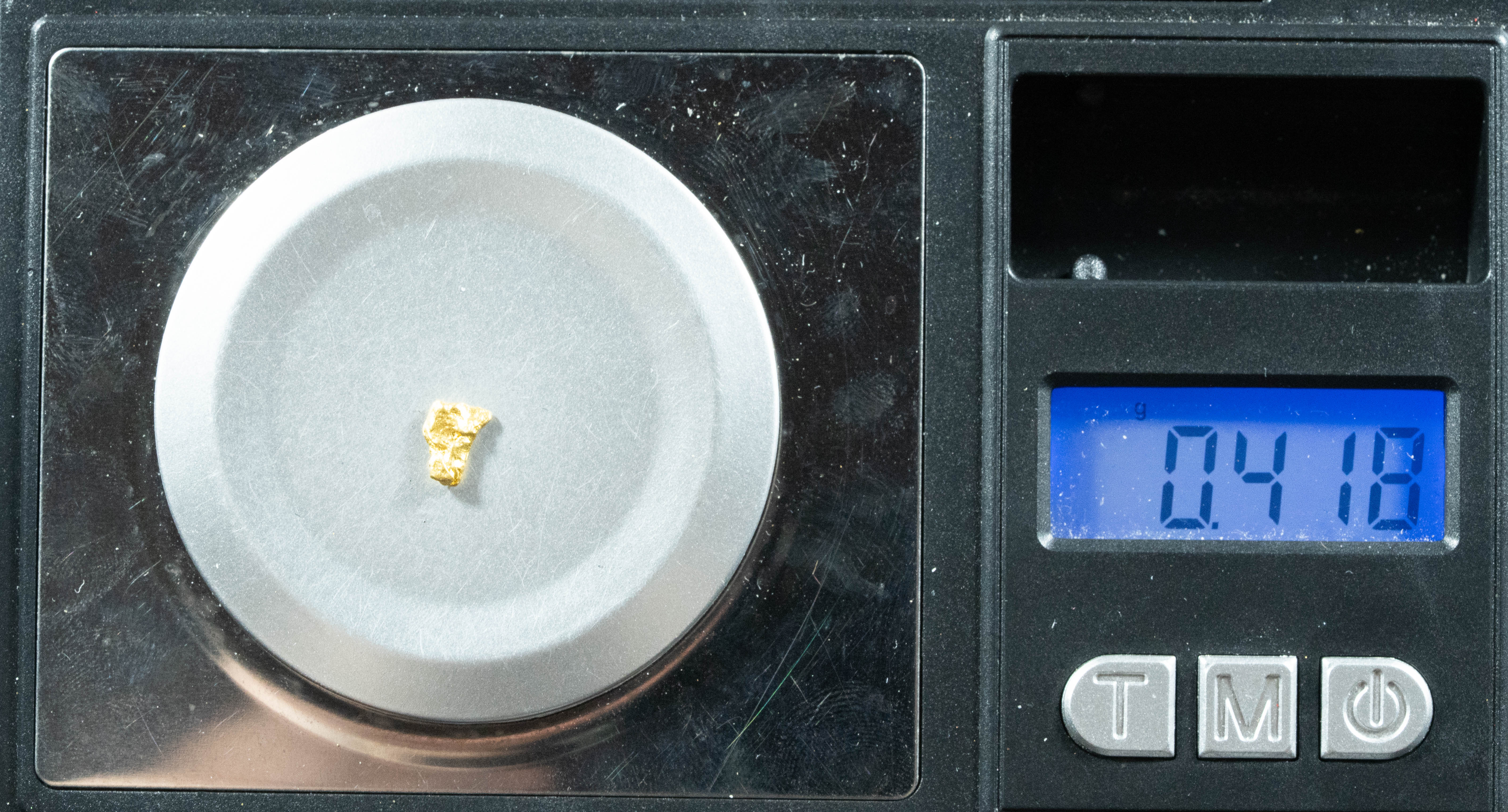 #762 Natural Gold Nugget Australian .418 Grams Genuine