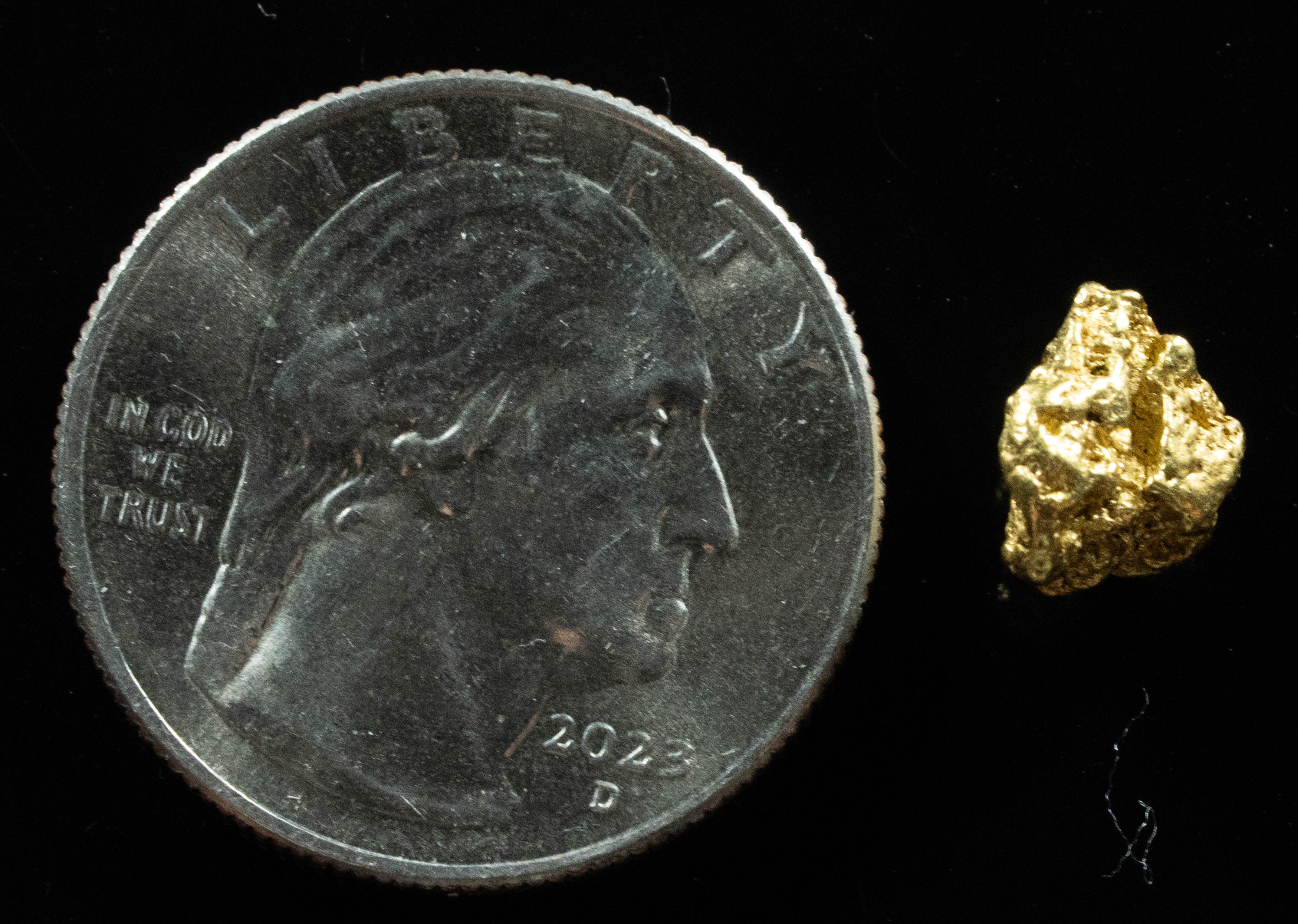 #763 Natural Gold Nugget Australian 2.15 Grams Genuine