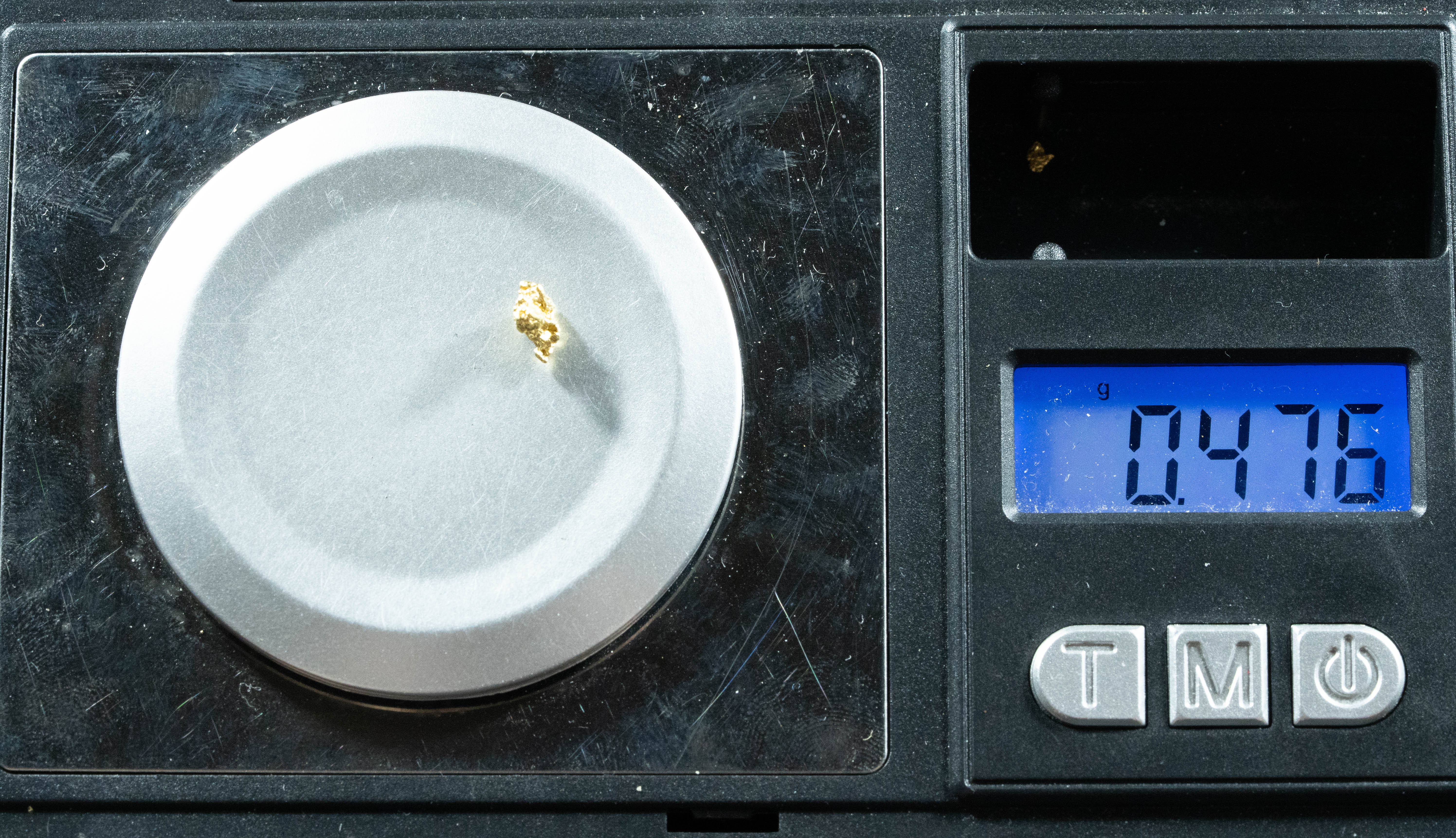 #1 Alaskan BC Natural Gold Nugget .476 Grams Genuine