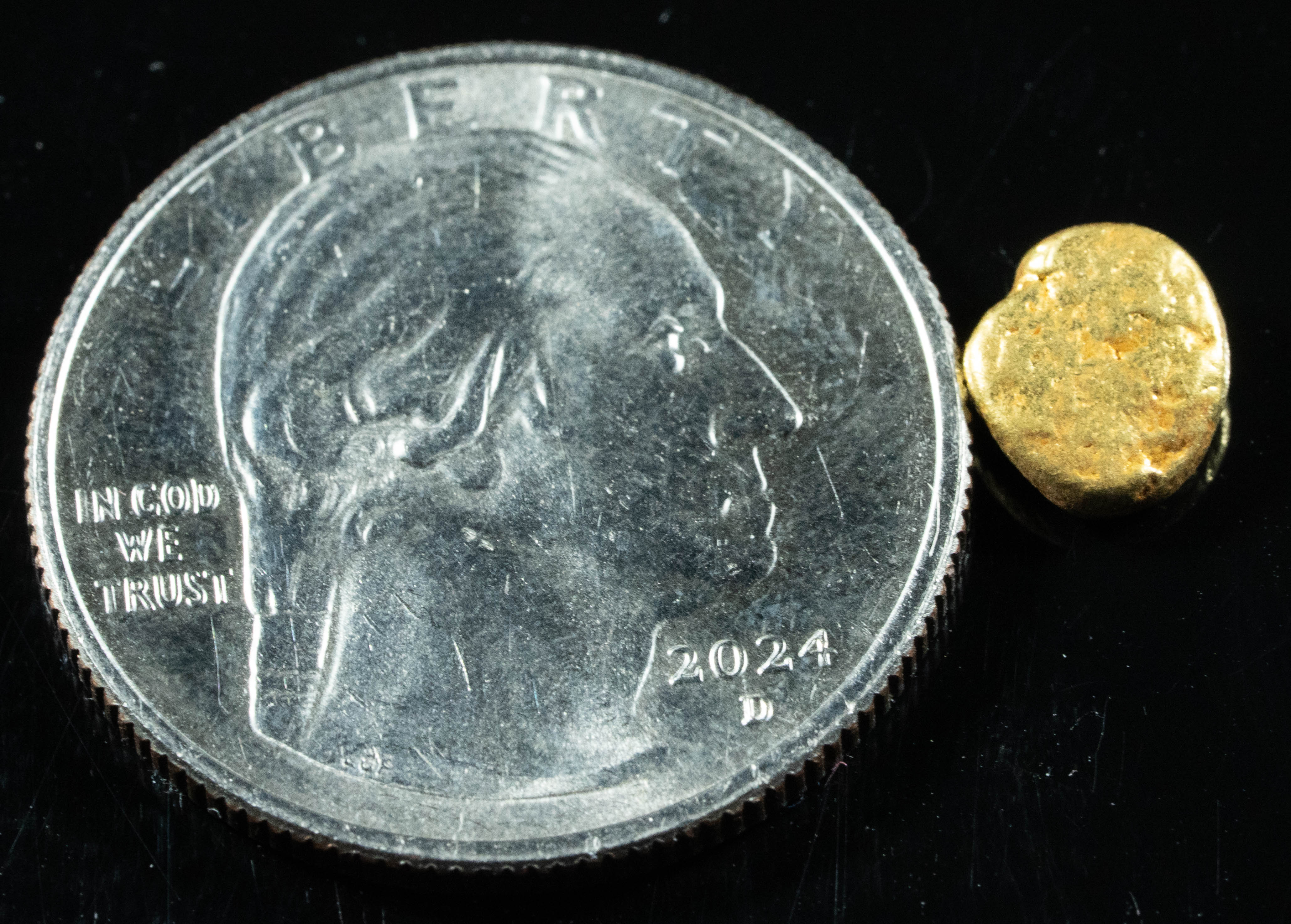 #59 Alaskan BC Natural Gold Nugget 1.34 Grams Genuine