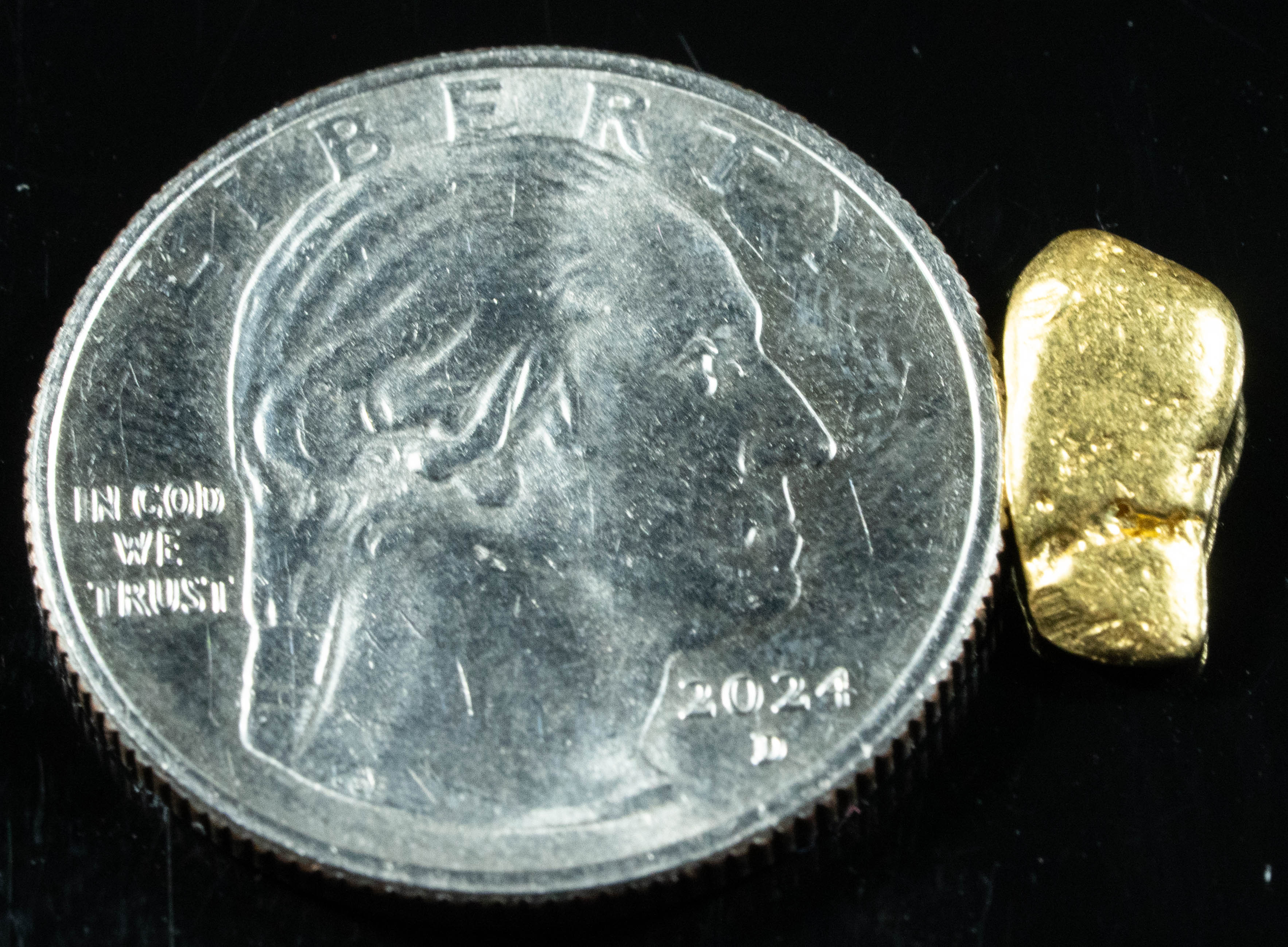 #61 Alaskan BC Natural Gold Nugget 1.78 Grams Genuine