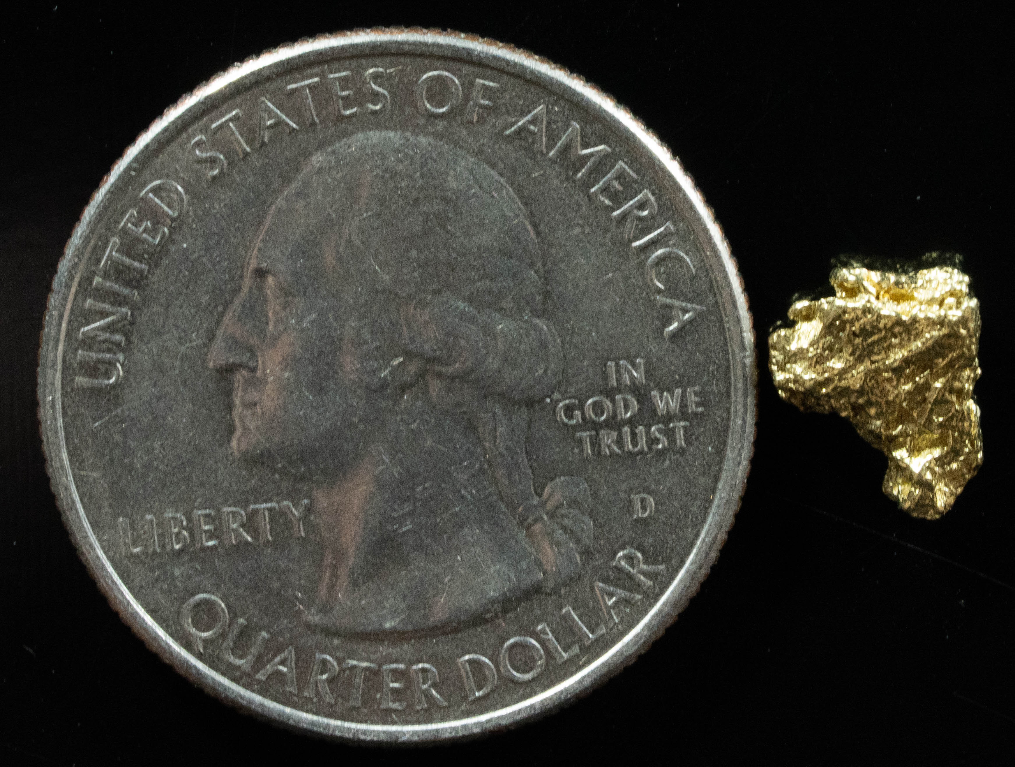 #11 Alaskan BC Natural Gold Nugget .768 Grams Genuine