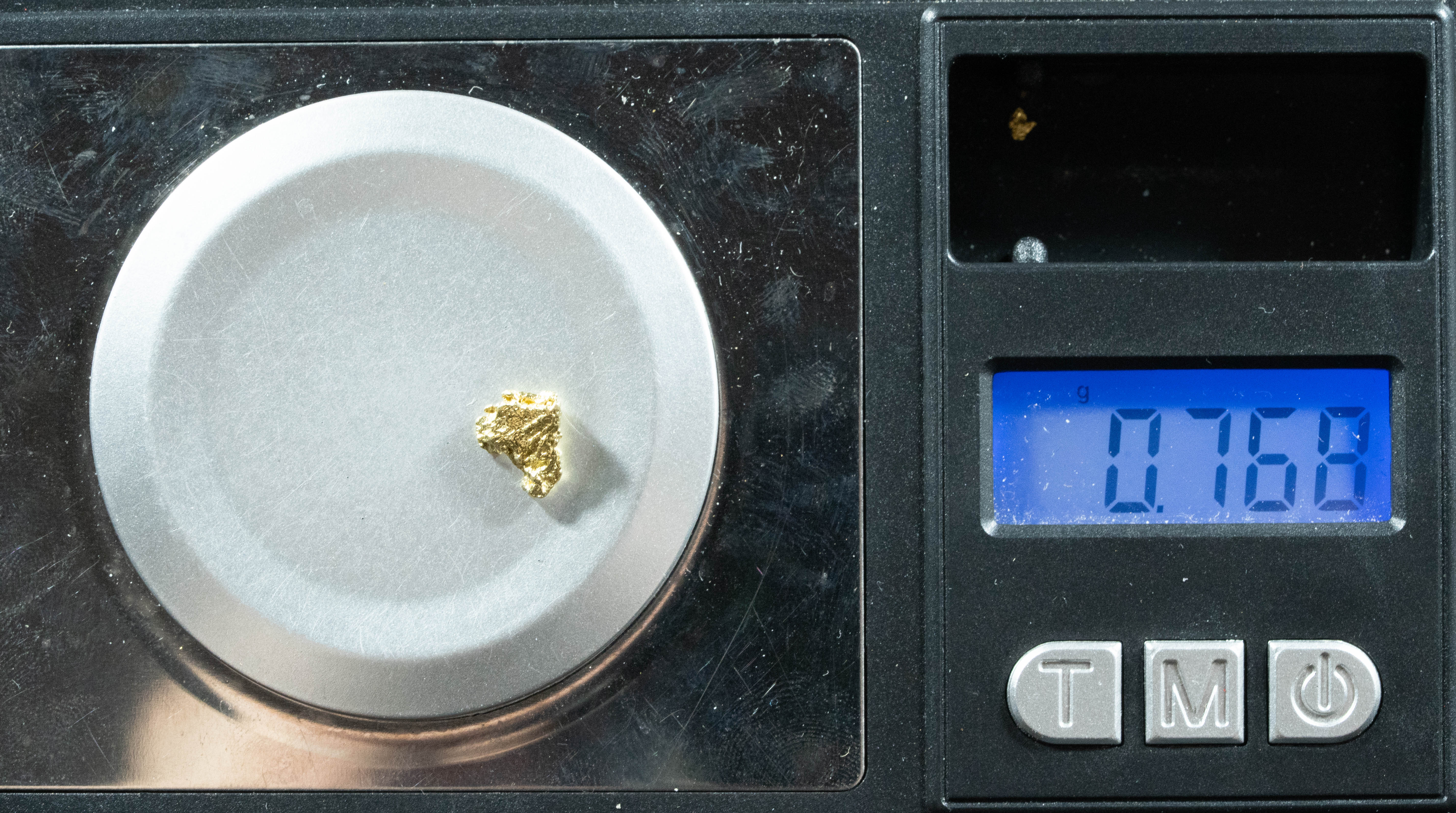 #11 Alaskan BC Natural Gold Nugget .768 Grams Genuine