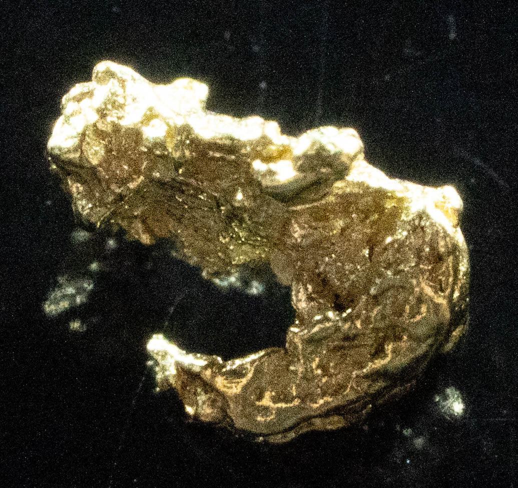 #12 Alaskan BC Natural Gold Nugget .30 Grams Genuine