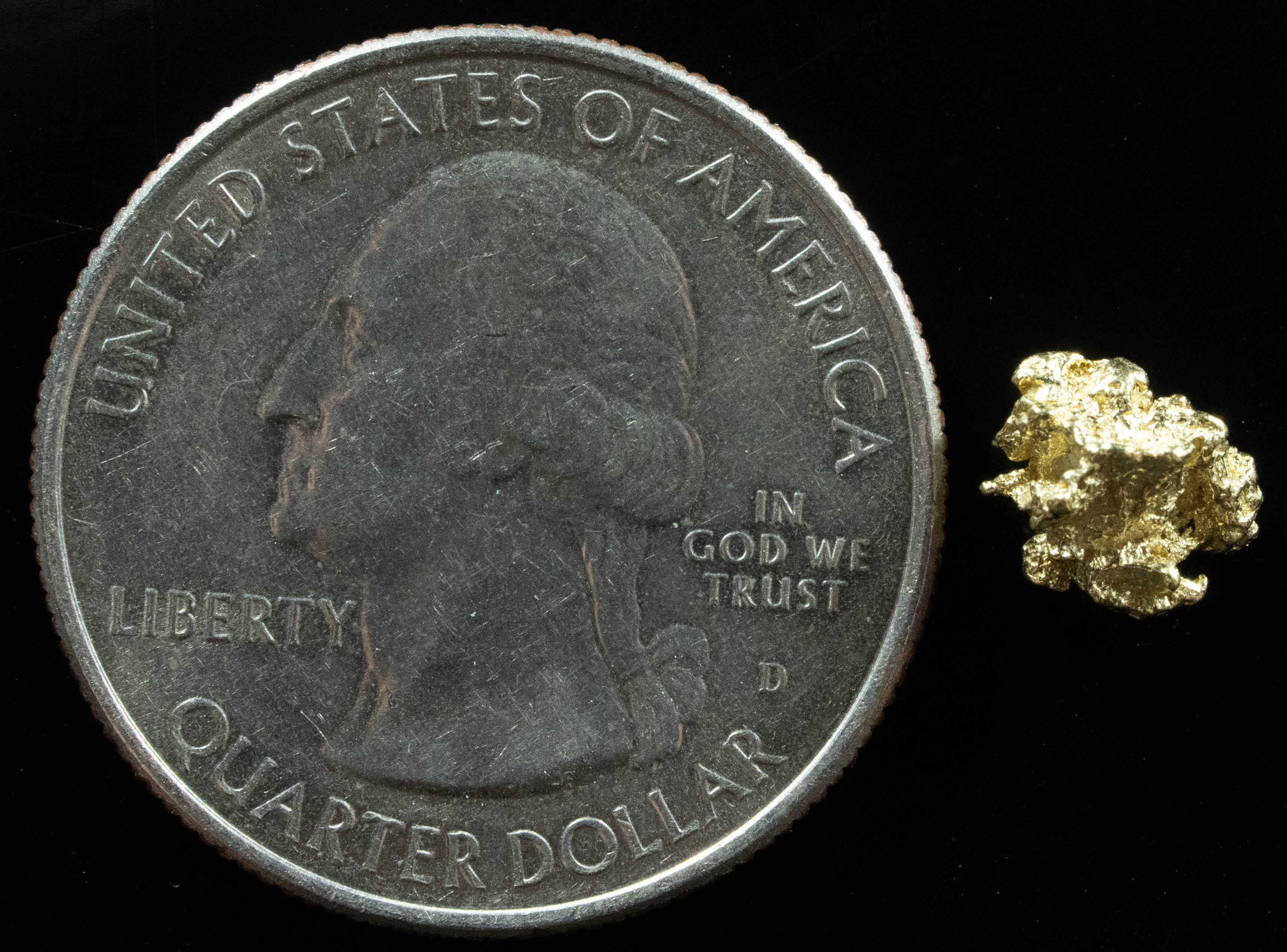 #13 Alaskan BC Natural Gold Nugget .953 Grams Genuine