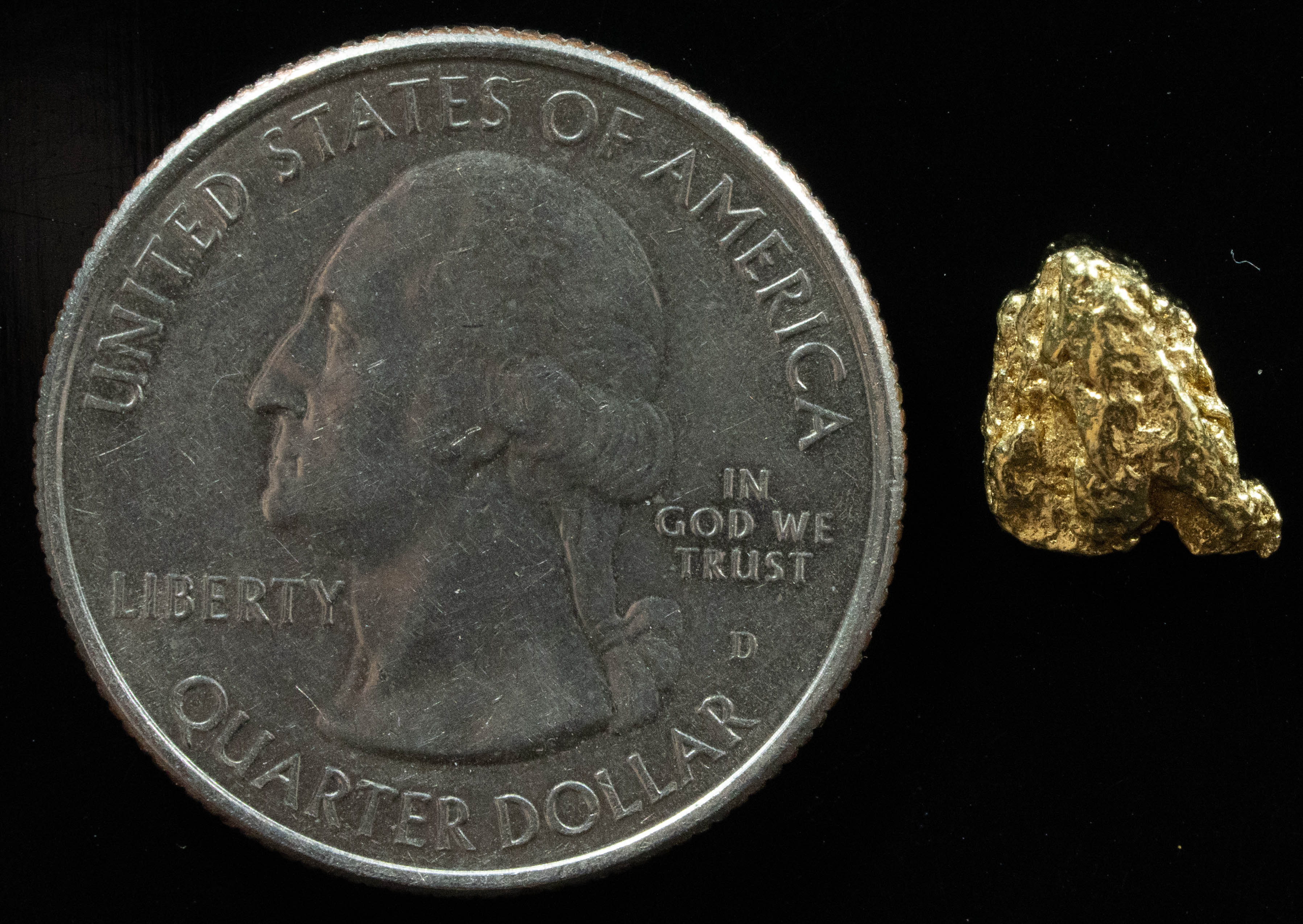#14 Alaskan BC Natural Gold Nugget 1.13 Grams Genuine