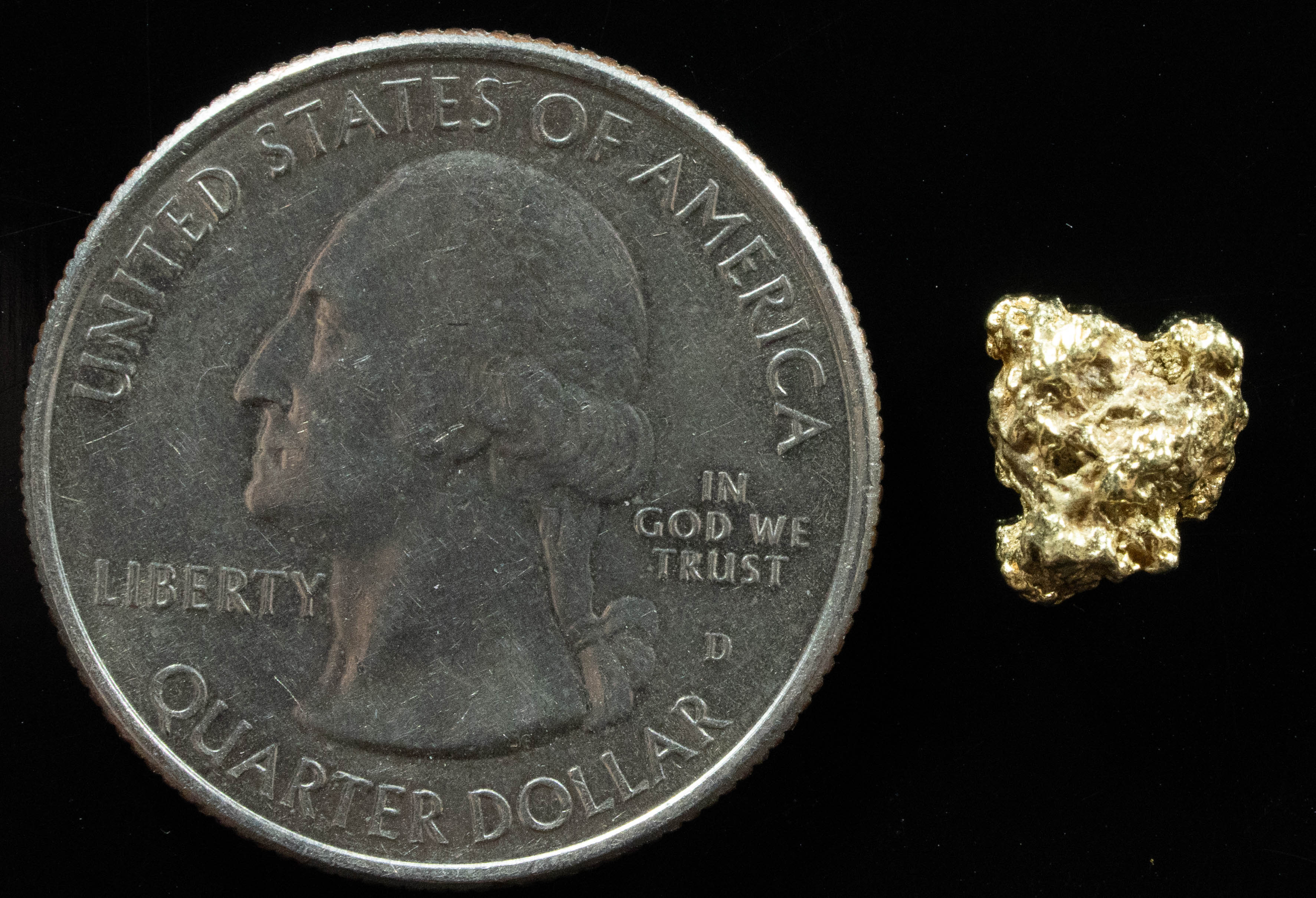 #16 Alaskan BC Natural Gold Nugget .978 Grams Genuine