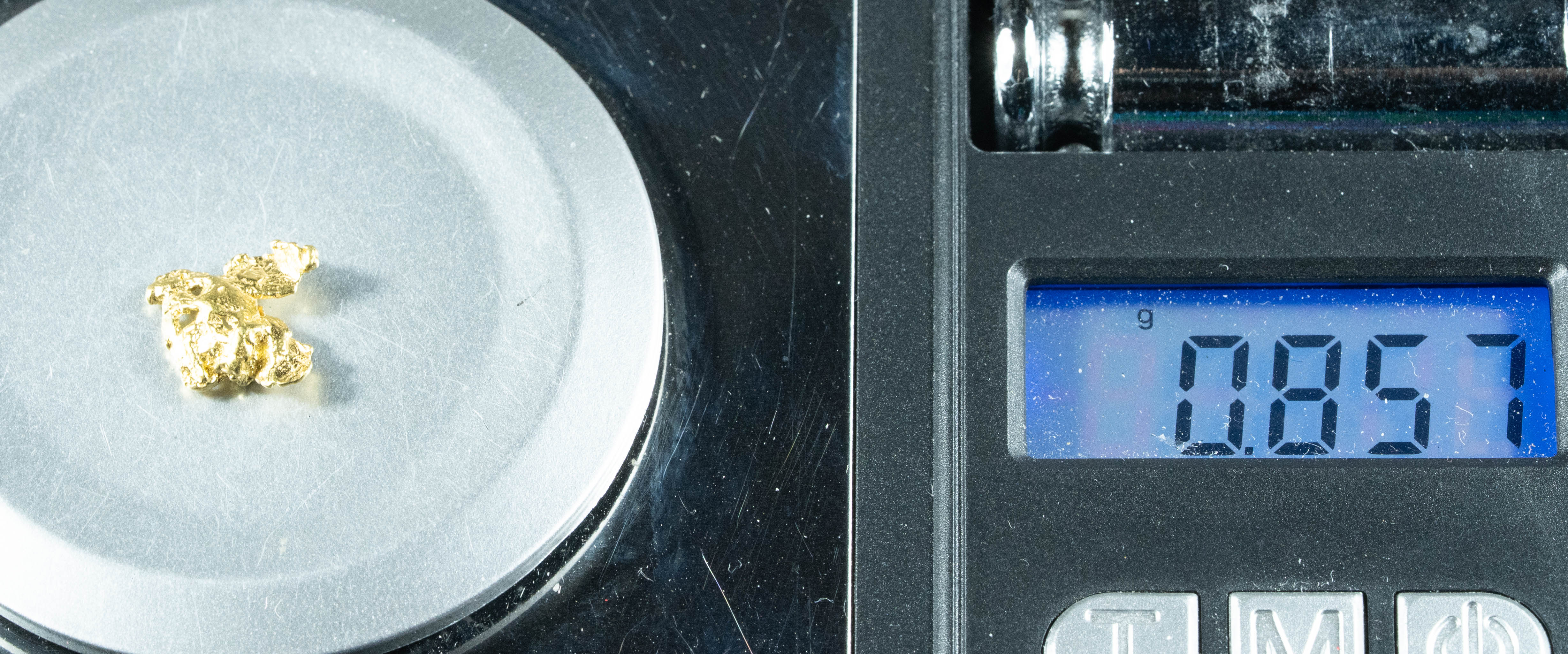 #111 Alaskan BC Natural Gold Nugget .85 Grams Genuine