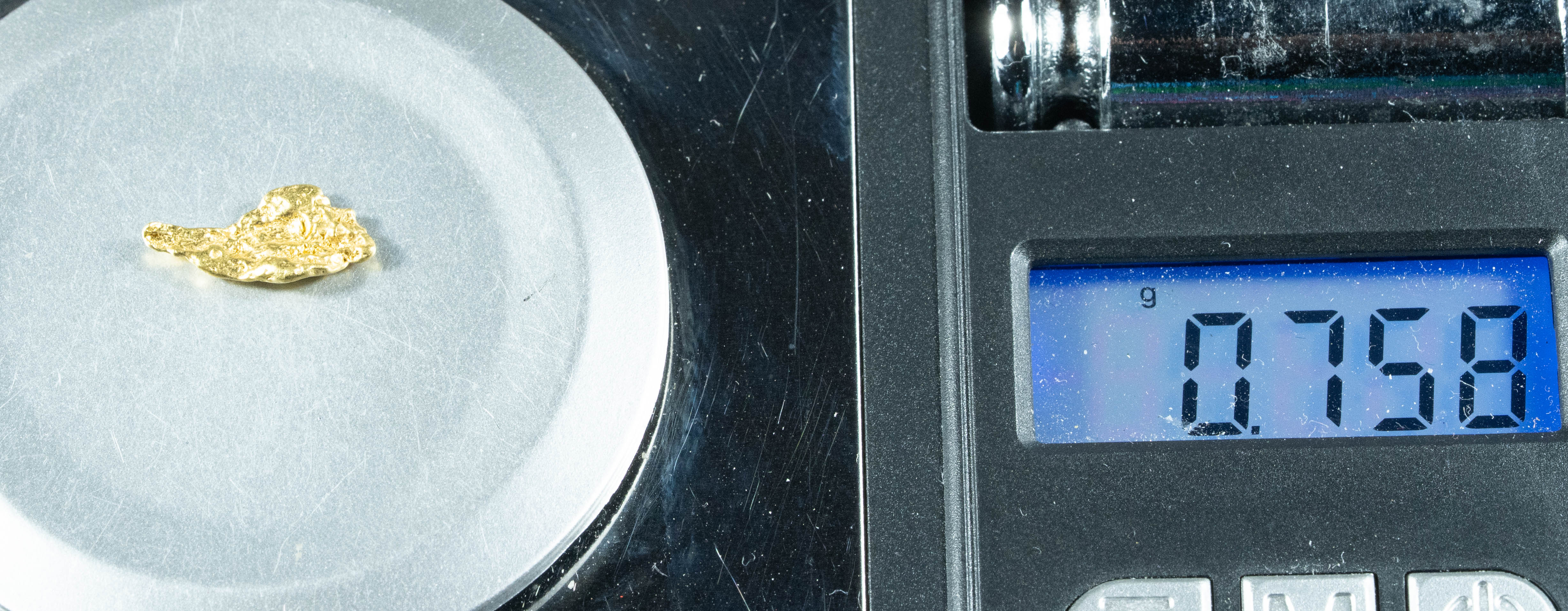 #113 Alaskan BC Natural Gold Nugget .75 Grams Genuine