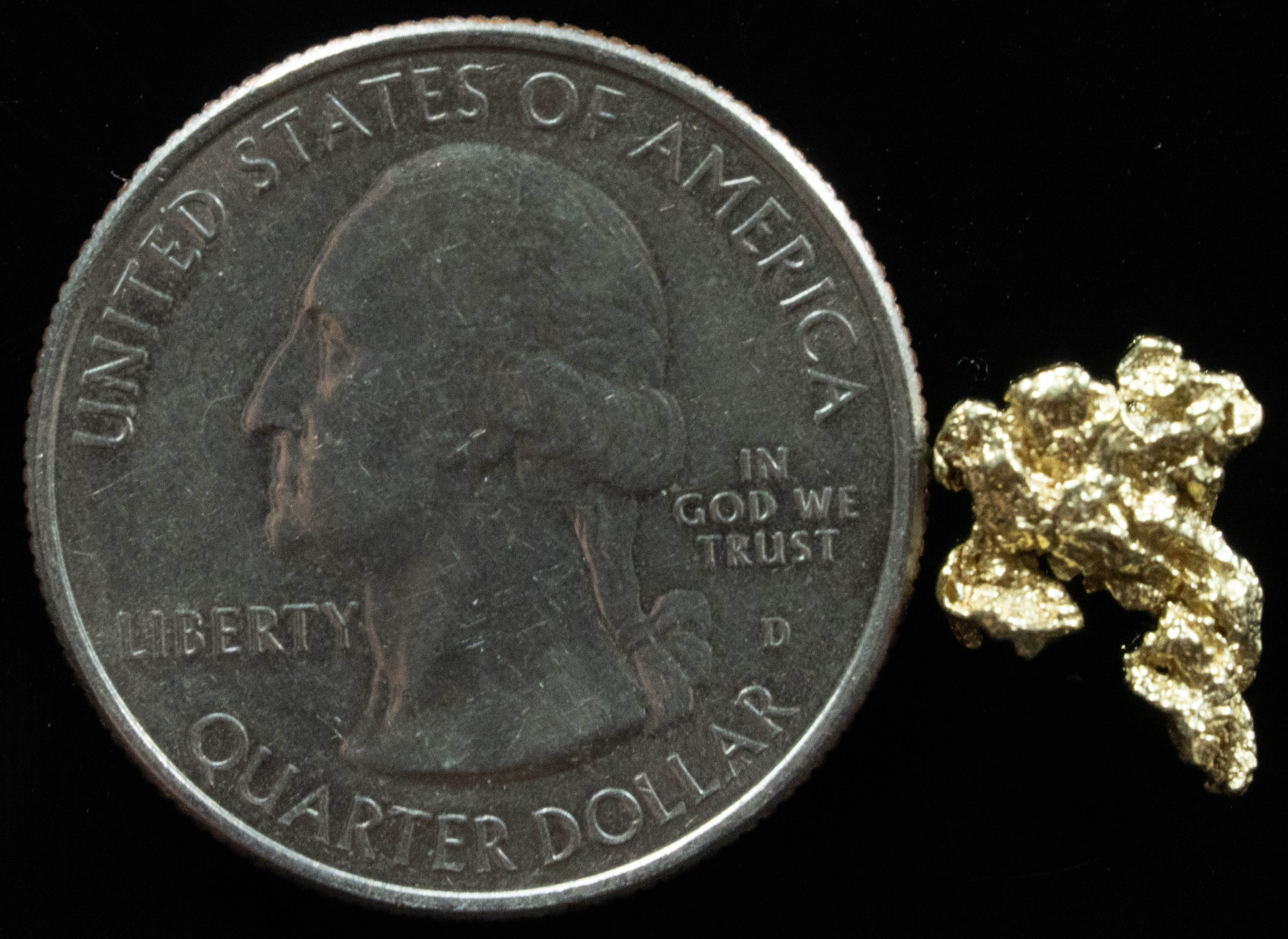 #34 Alaskan BC Natural Gold Nugget 1.05 Grams Genuine