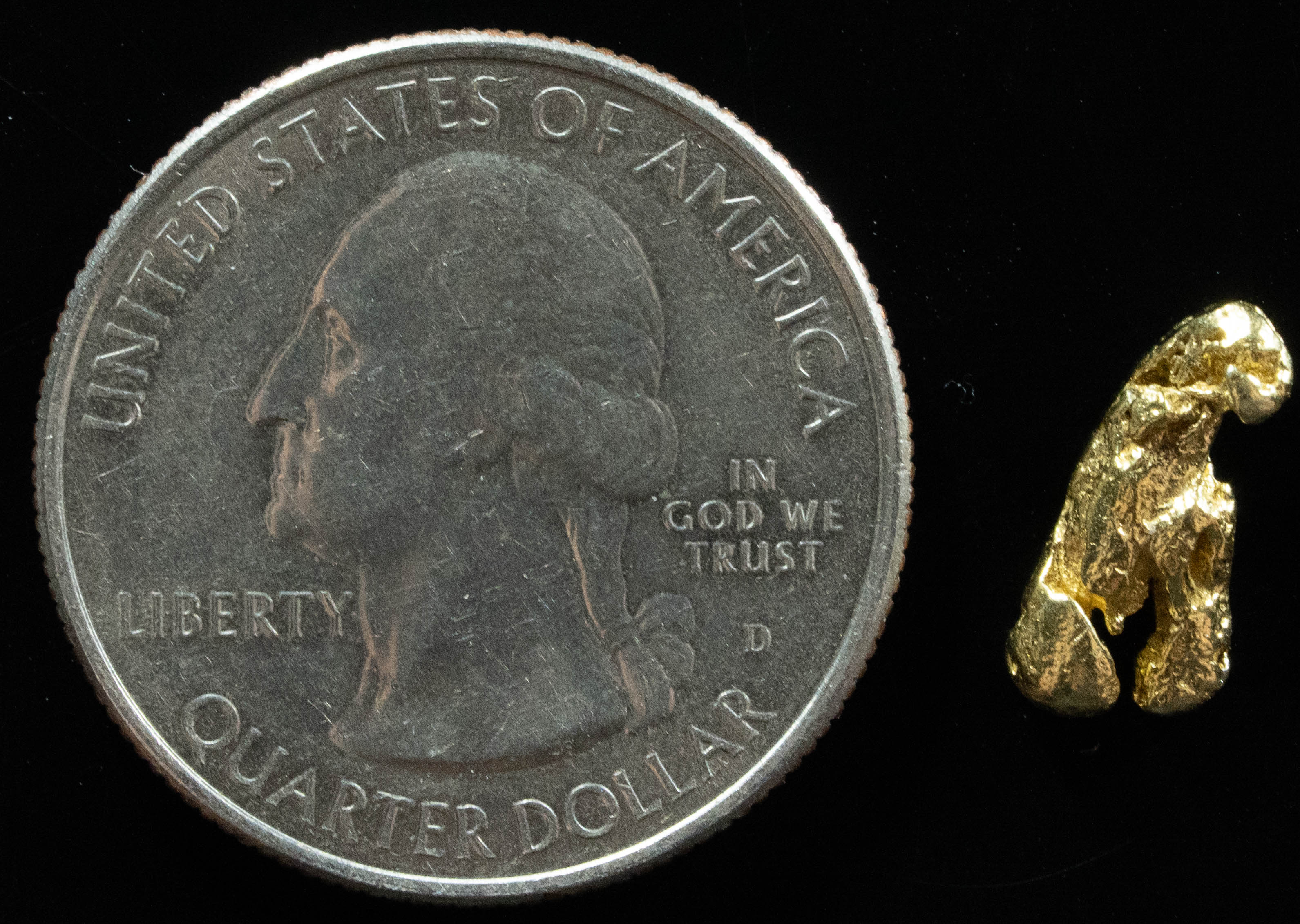 #36 Alaskan BC Natural Gold Nugget 1.11 Grams Genuine