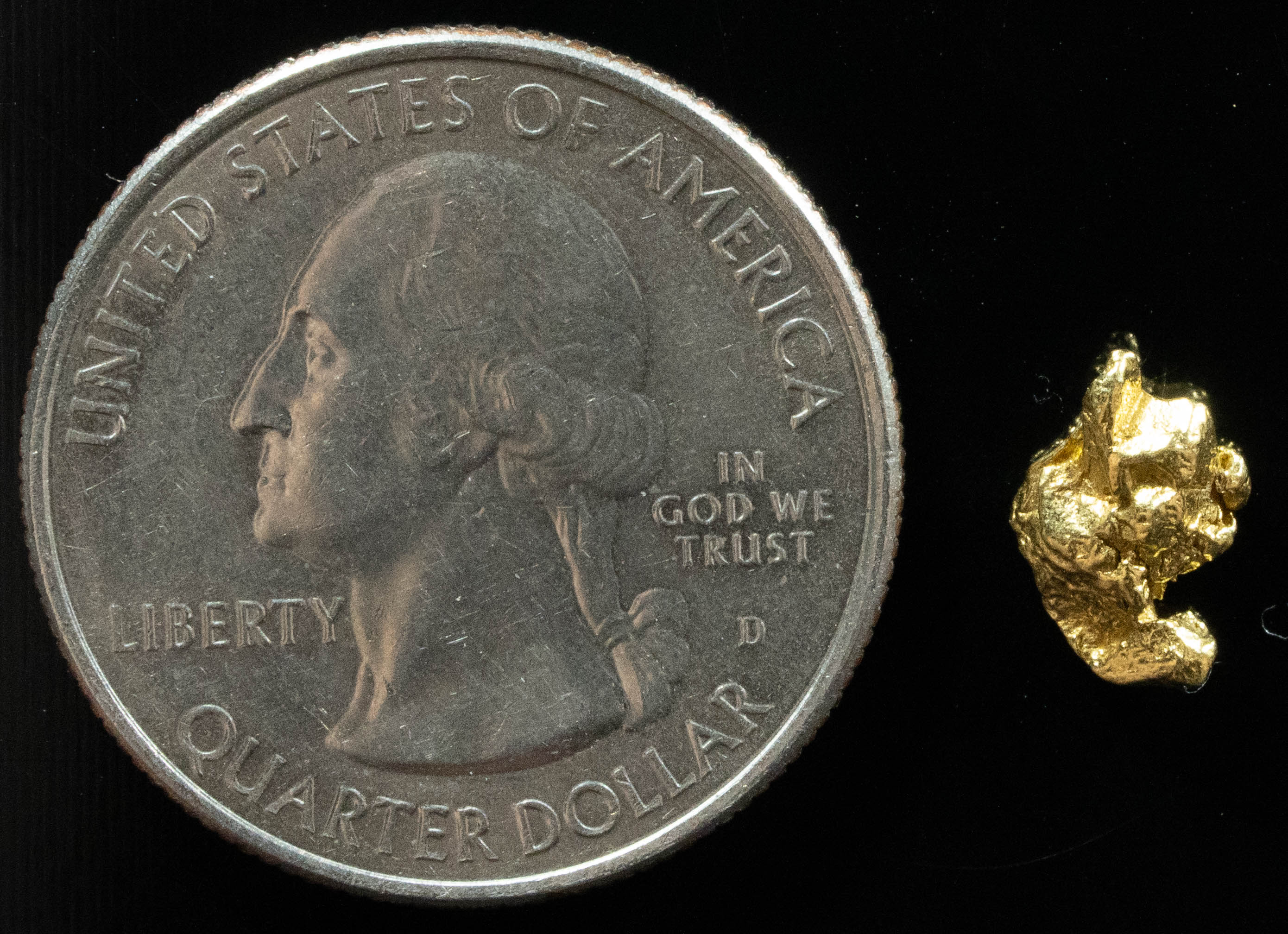 #42 Alaskan BC Natural Gold Nugget .74 Grams Genuine