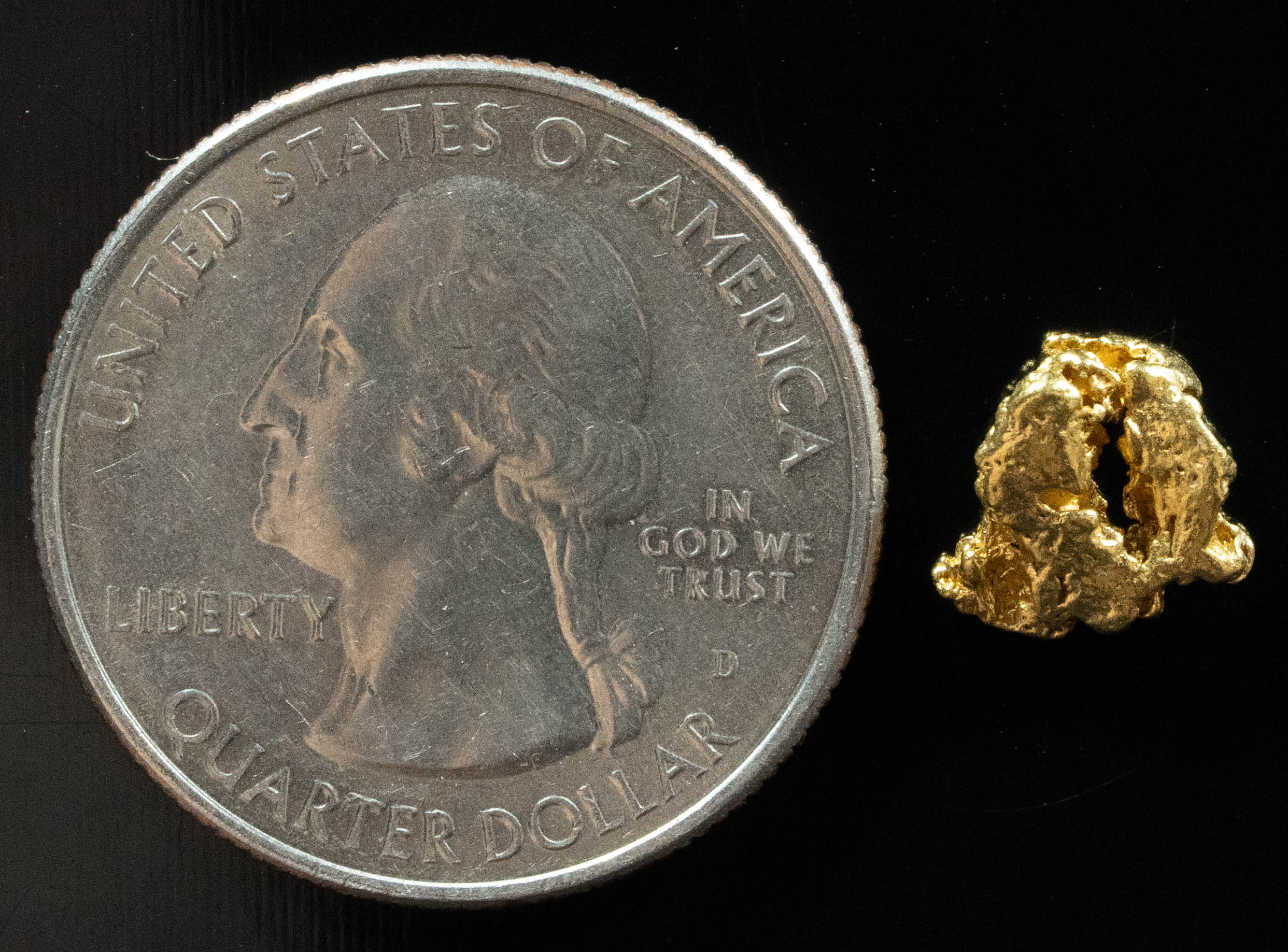 #44 Alaskan BC Natural Gold Nugget 1.05 Grams Genuine