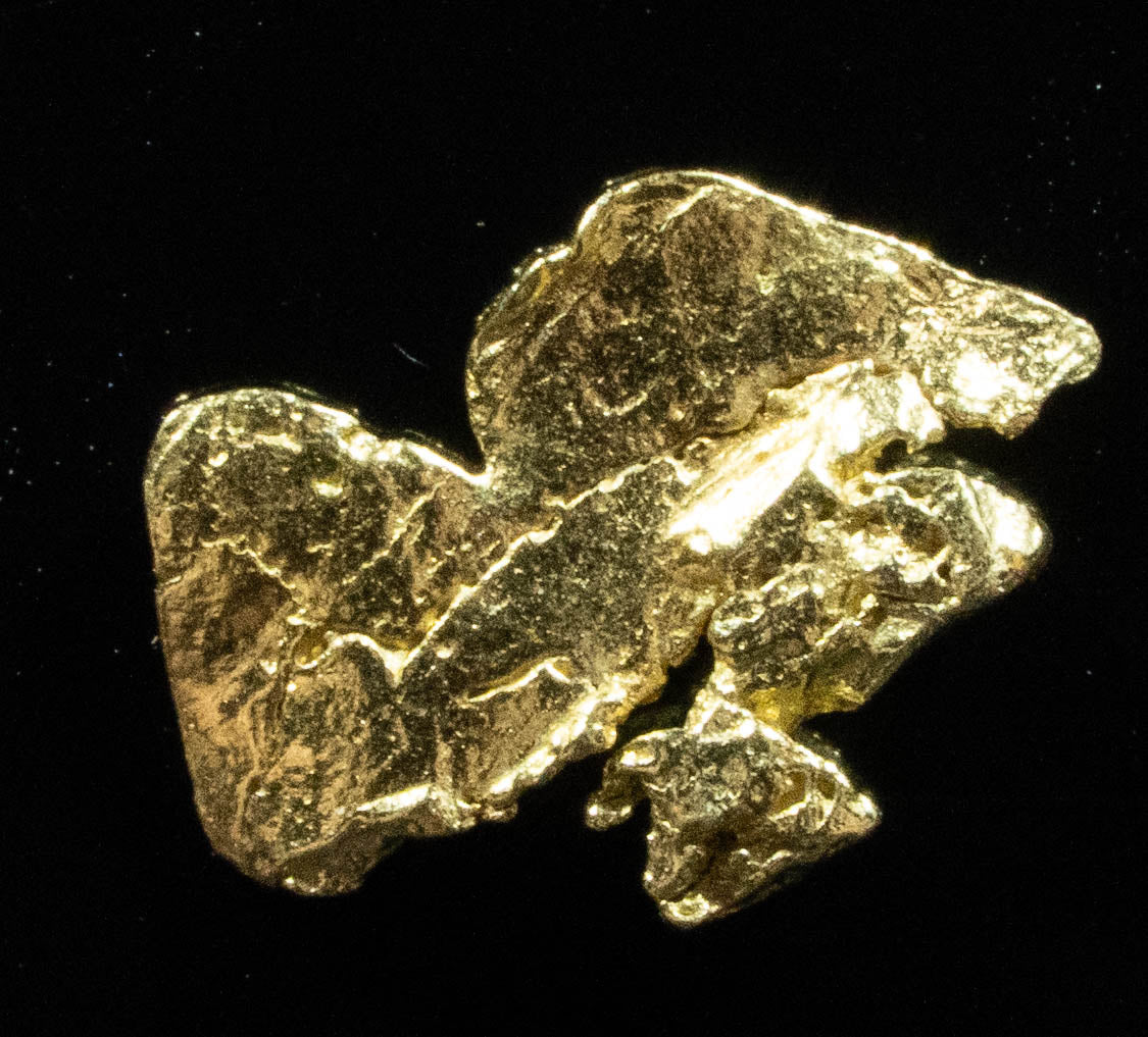 #45 Alaskan BC Natural Gold Nugget .38 Grams Genuine