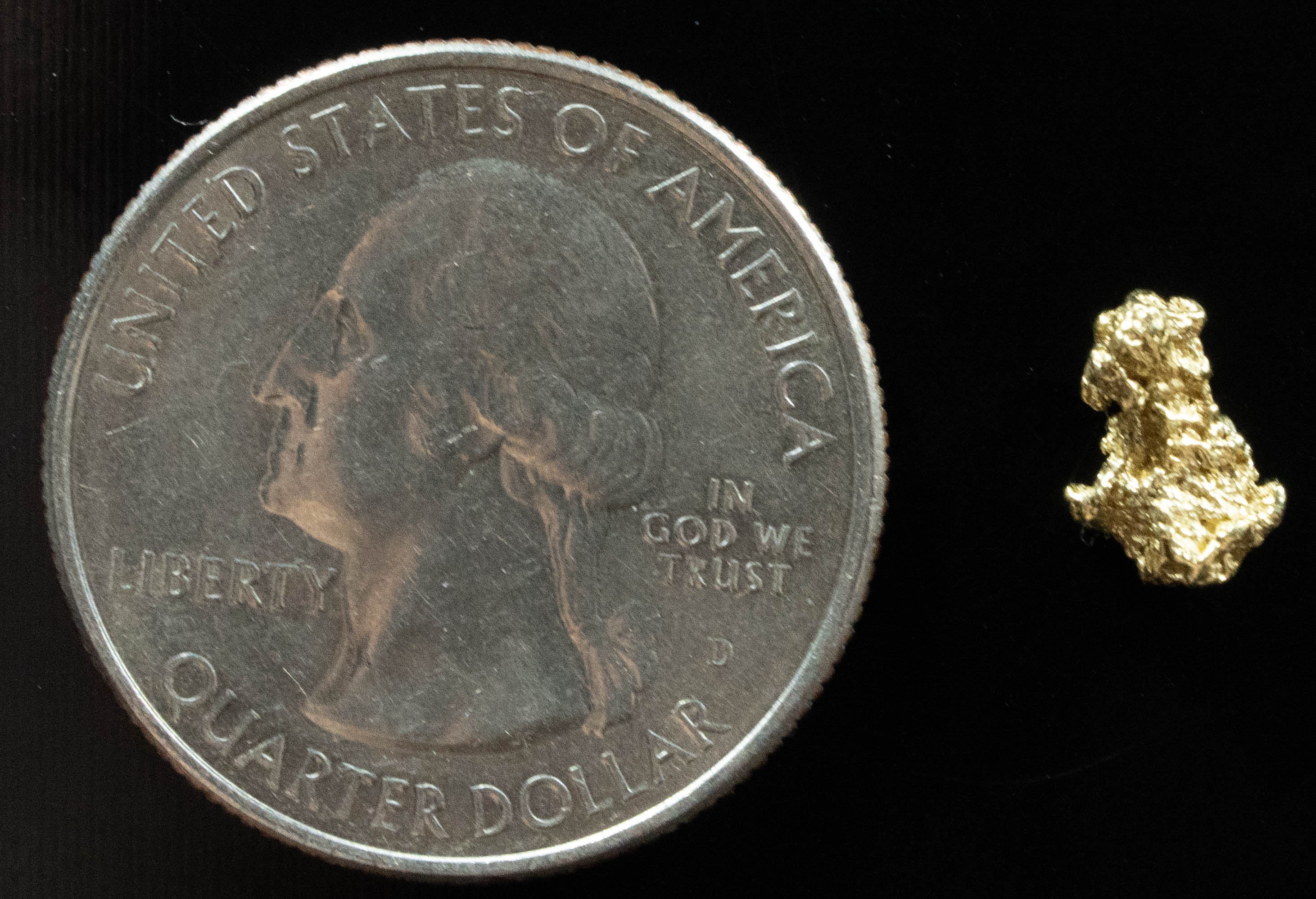 #48 Alaskan BC Natural Gold Nugget .62 Grams Genuine