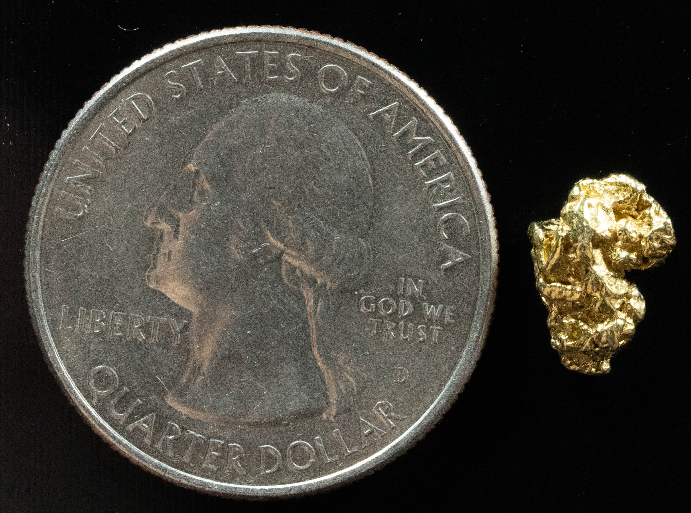 #50 Alaskan BC Natural Gold Nugget 1.09 Grams Genuine