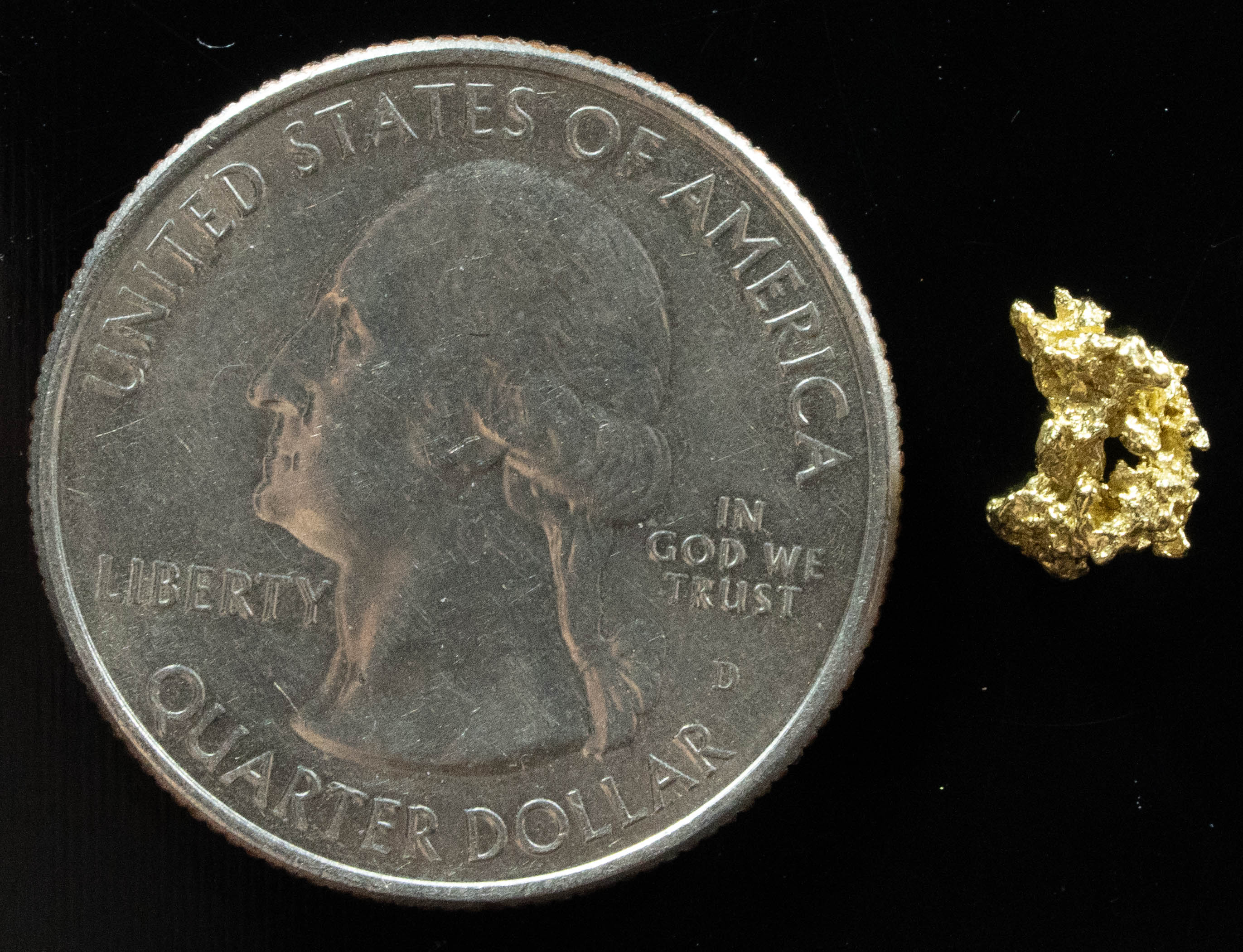 #51 Alaskan BC Natural Gold Nugget .544 Grams Genuine