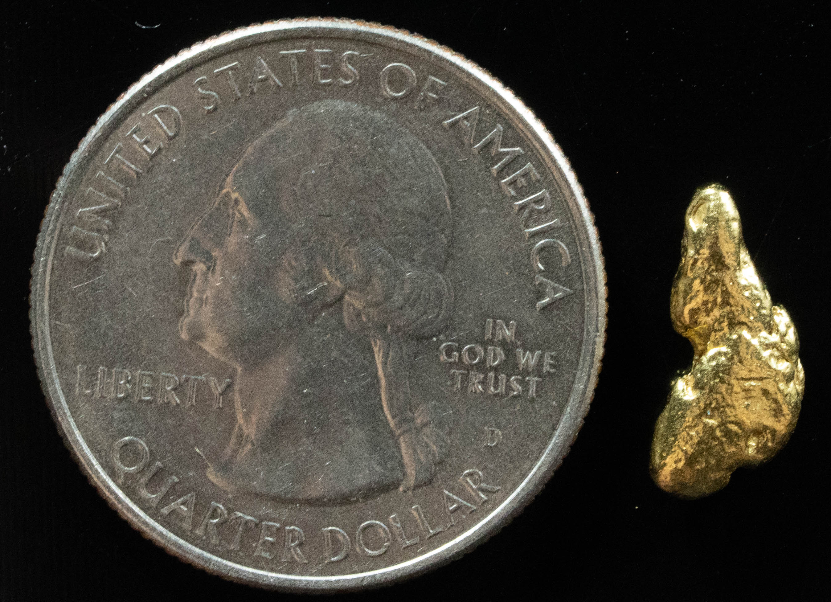 #52 Alaskan BC Natural Gold Nugget 1.58 Grams Genuine
