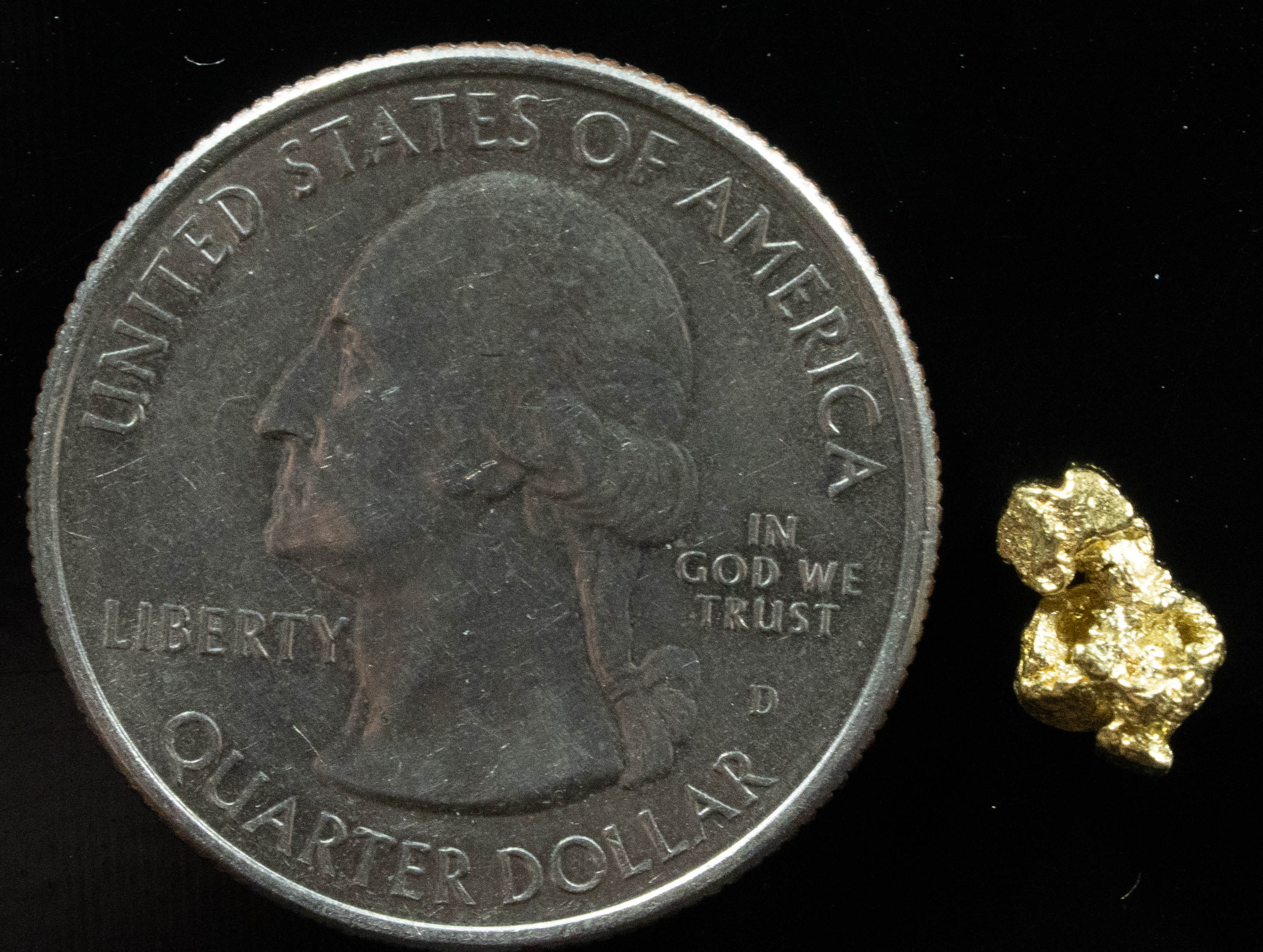 #60 Alaskan BC Natural Gold Nugget .62 Grams Genuine