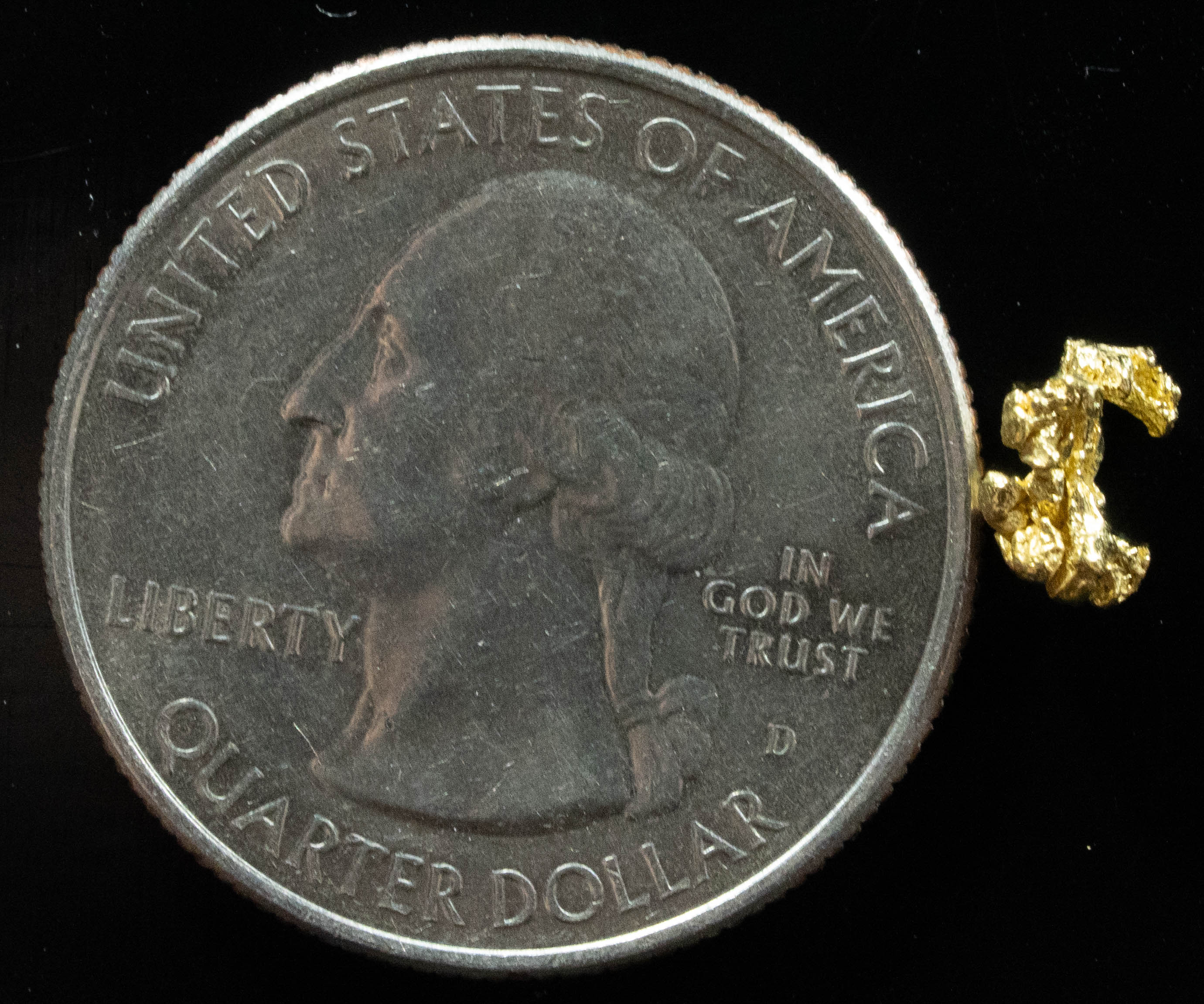 #69 Alaskan BC Natural Gold Nugget .42 Grams Genuine