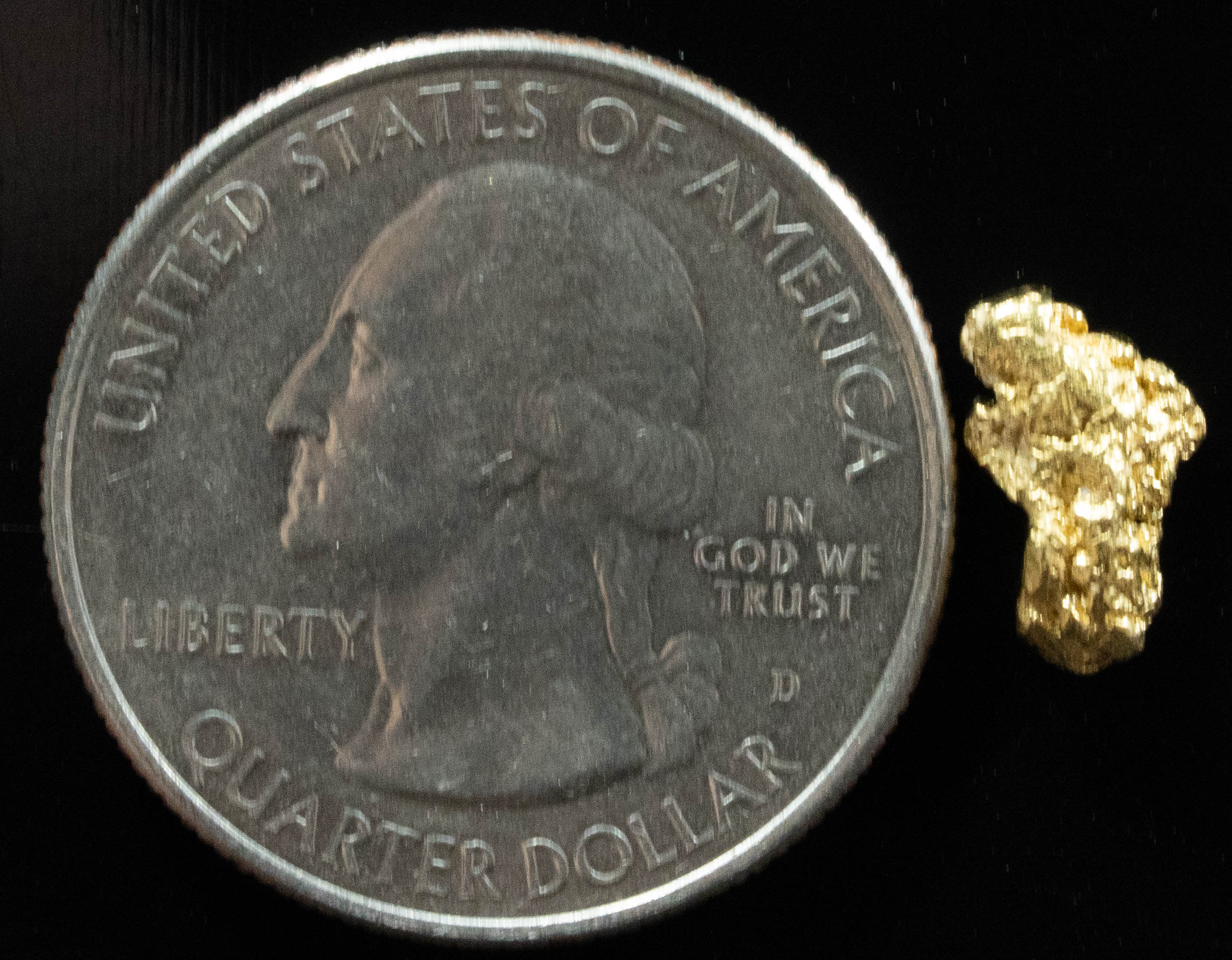 #70 Alaskan BC Natural Gold Nugget .88 Grams Genuine