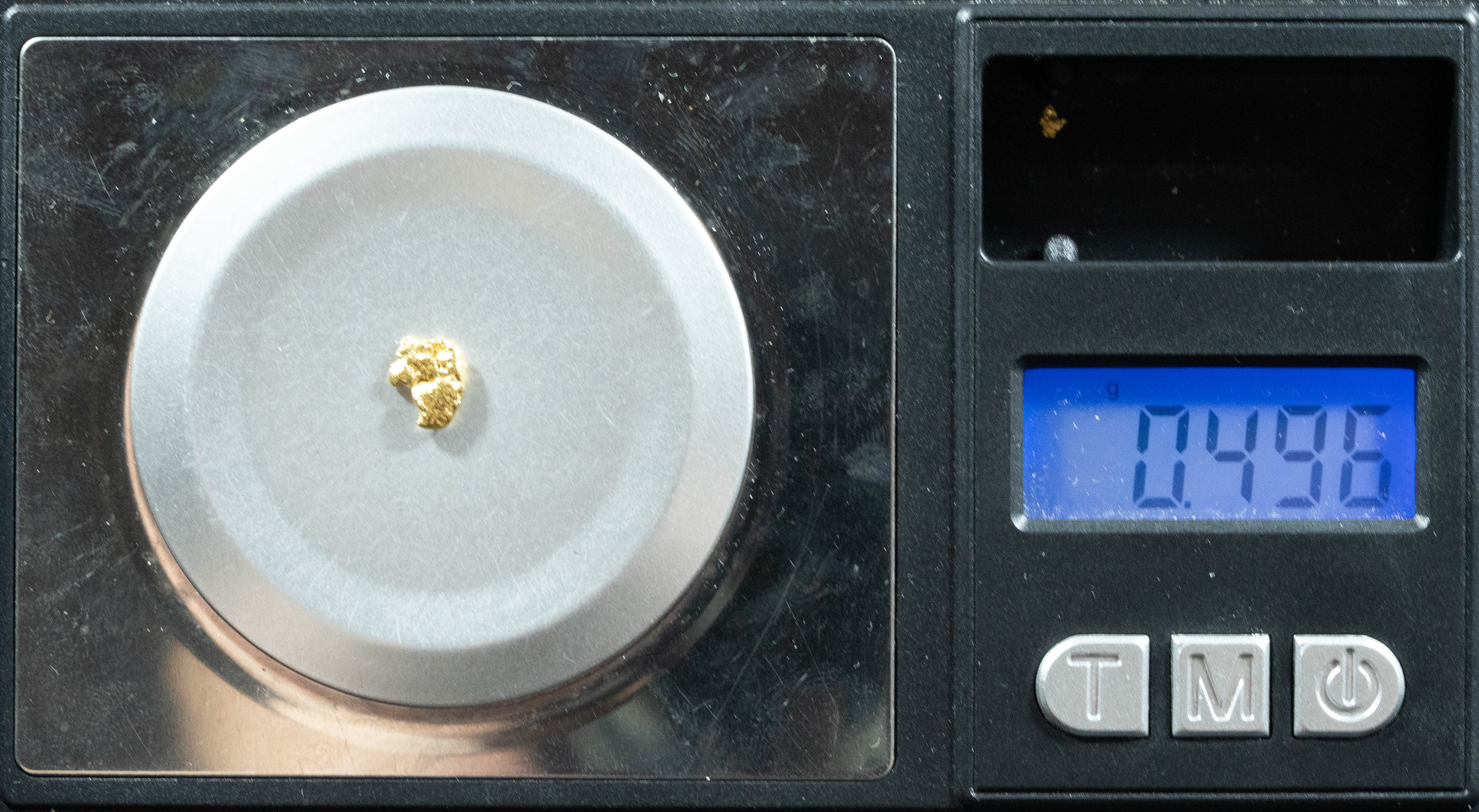 #83 Alaskan BC Natural Gold Nugget .49 Grams Genuine