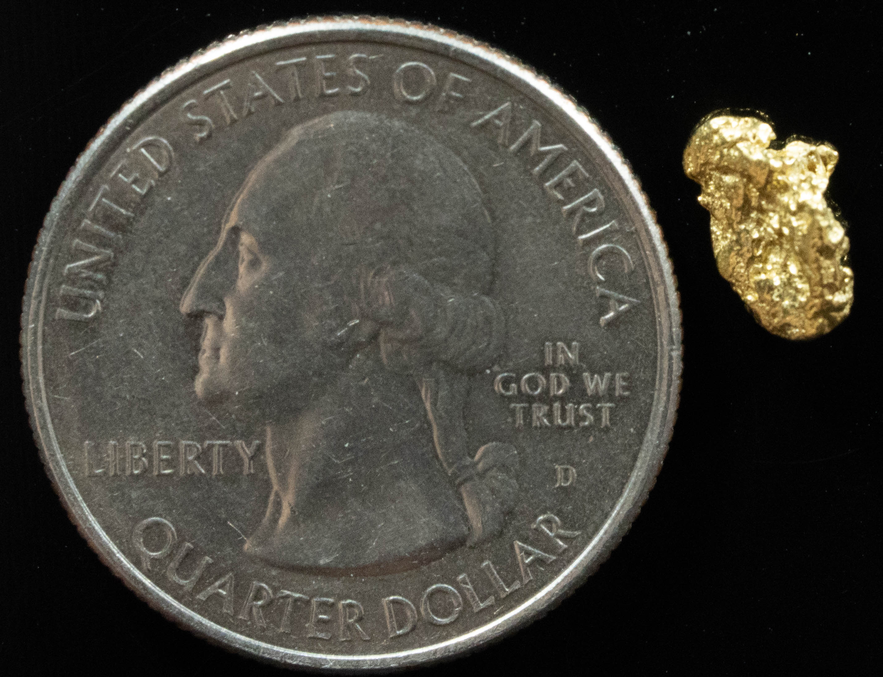 #86 Alaskan BC Natural Gold Nugget .62 Grams Genuine