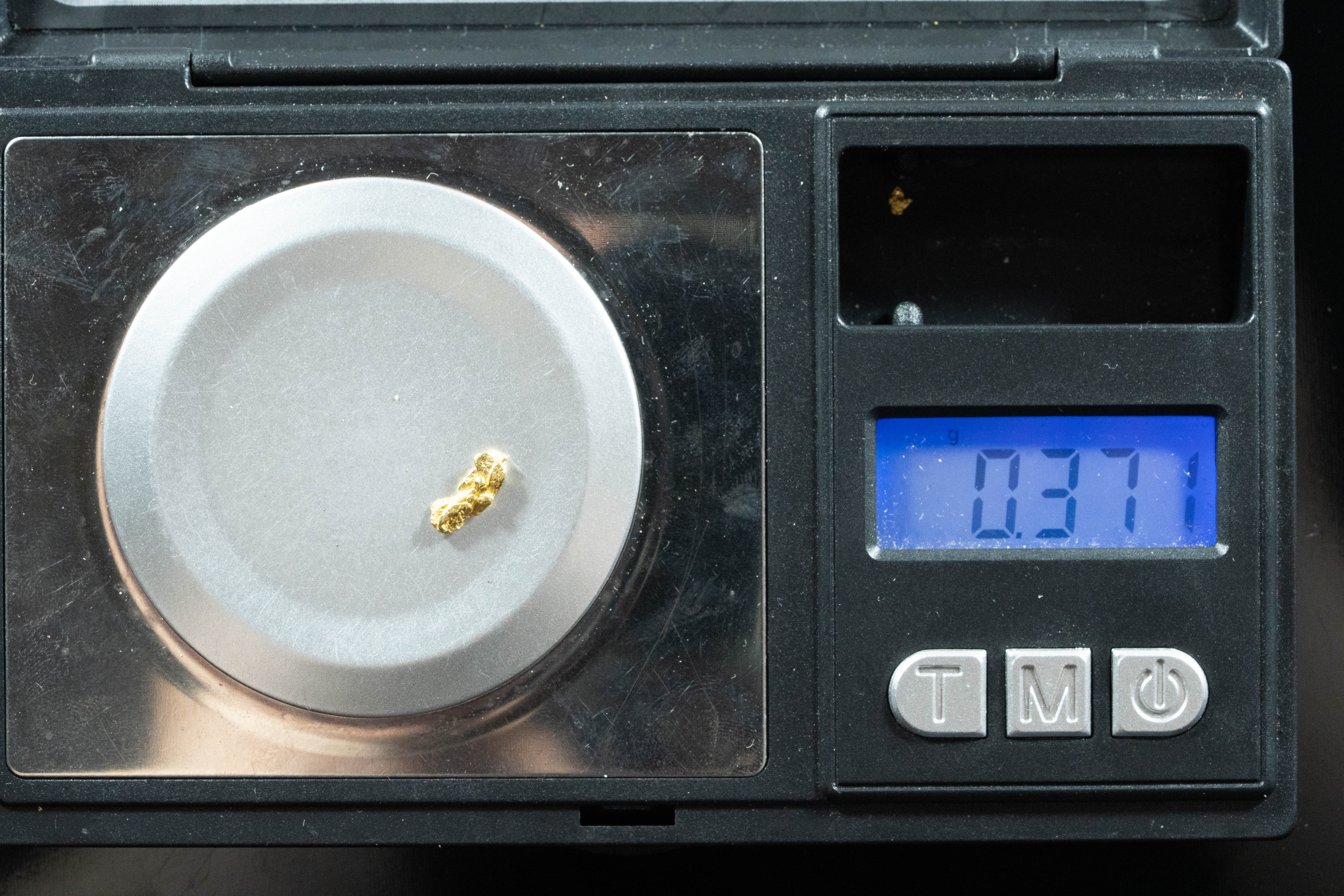 #90 Alaskan BC Natural Gold Nugget .37 Grams Genuine