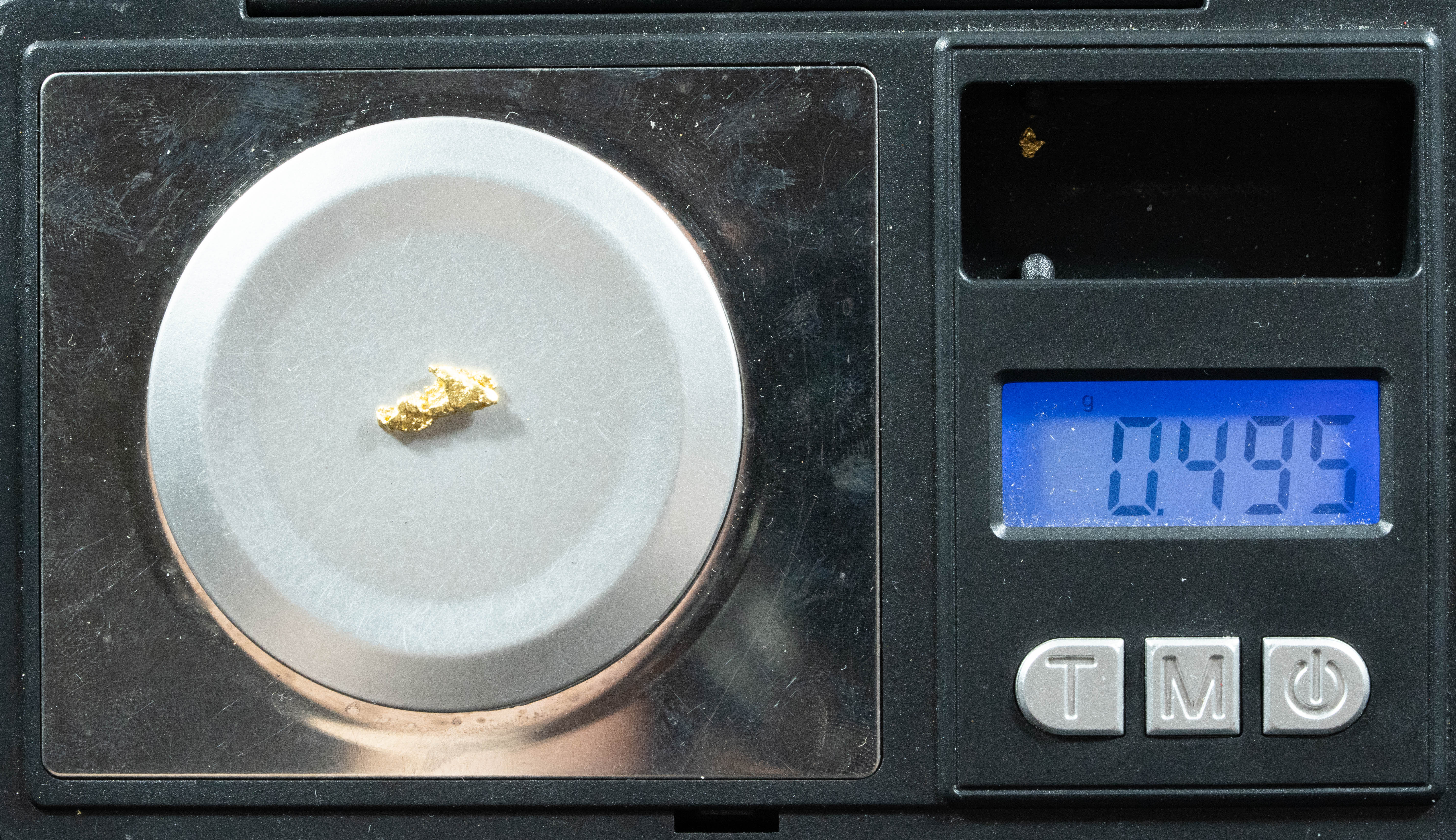 #112 Alaskan BC Natural Gold Nugget .49 Grams Genuine